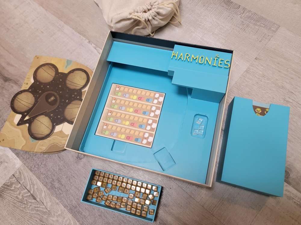 Harmonies board game insert  Printables By Caren