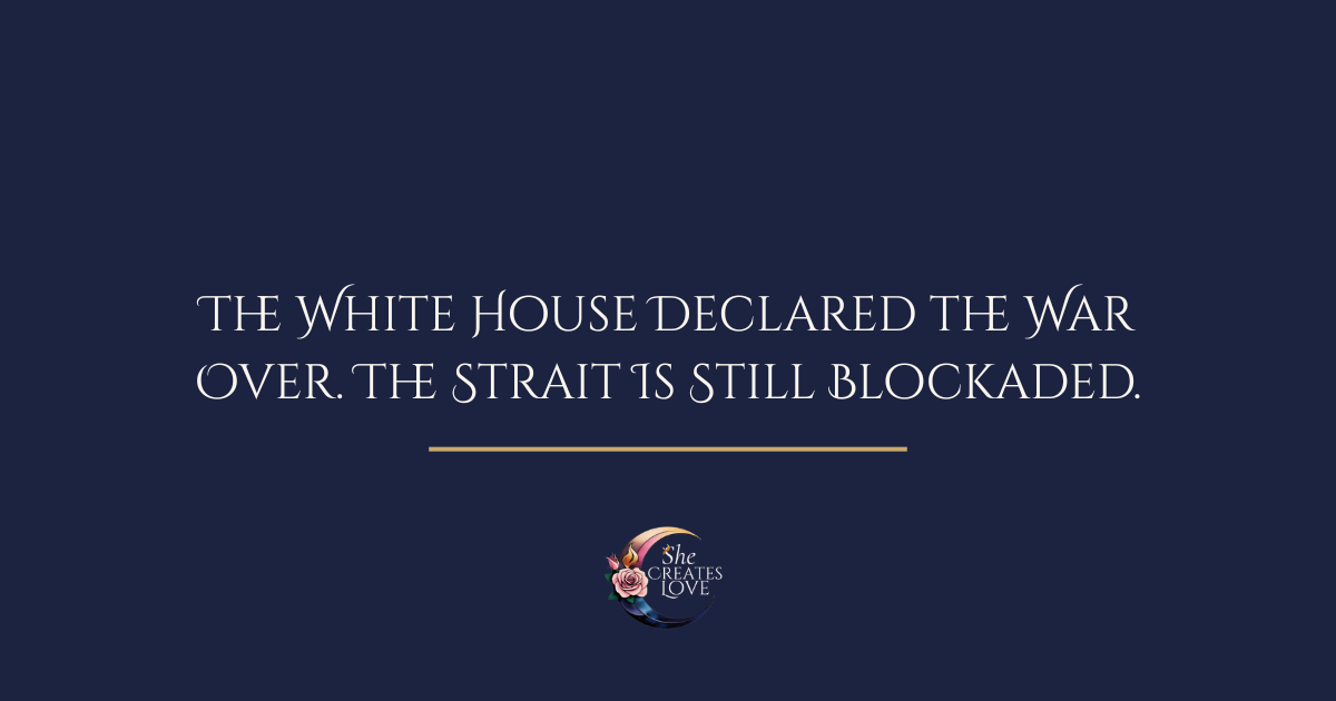 The Iran War Is Not Over — The White House Just Wants You to Stop Paying Attention