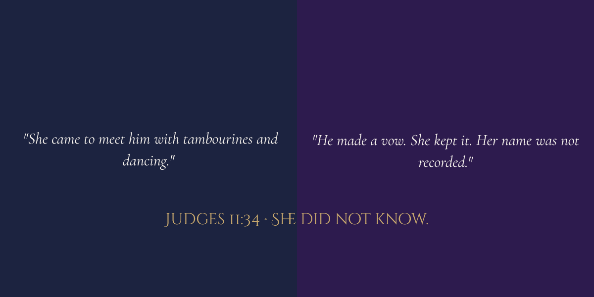 Installment 07 · Judges 11:30–40 