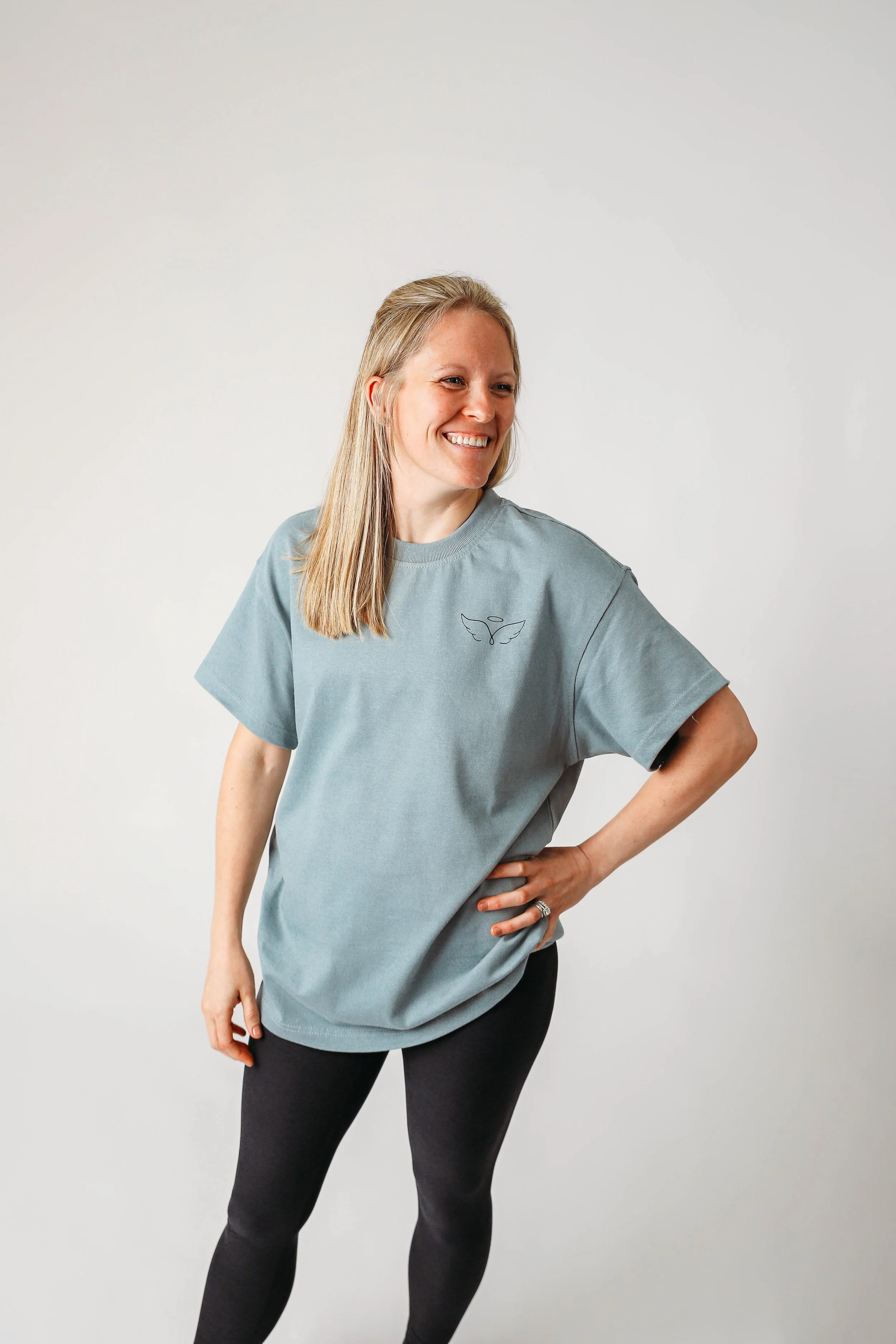 Model is 5' 3" wearing size small