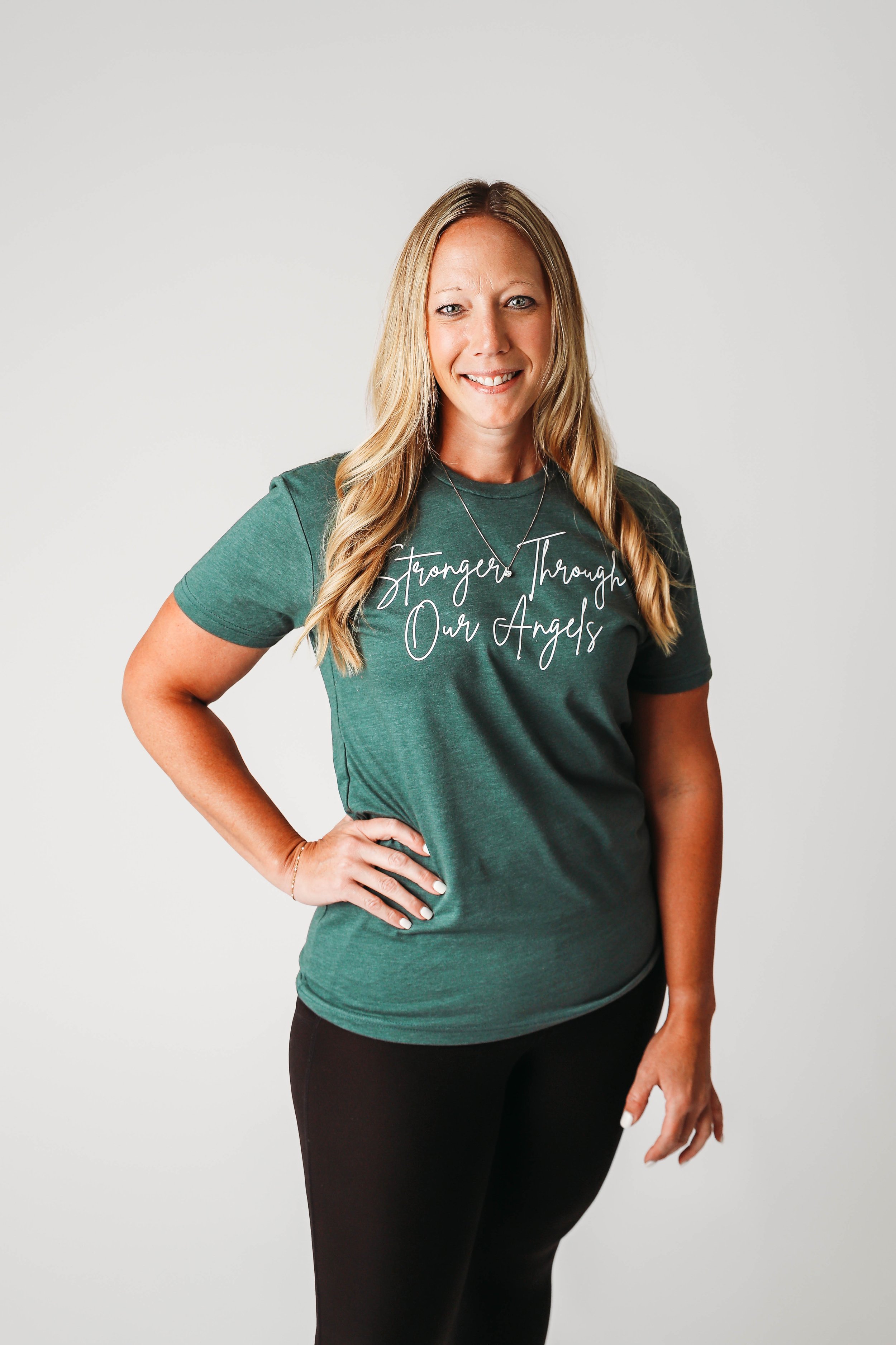 Model is 5' 8" wearing size small