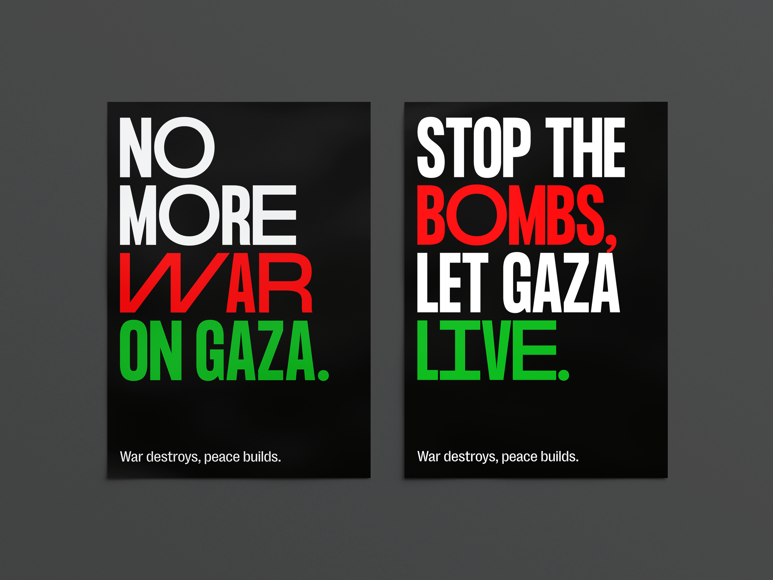 Gaza Posters – Model 01