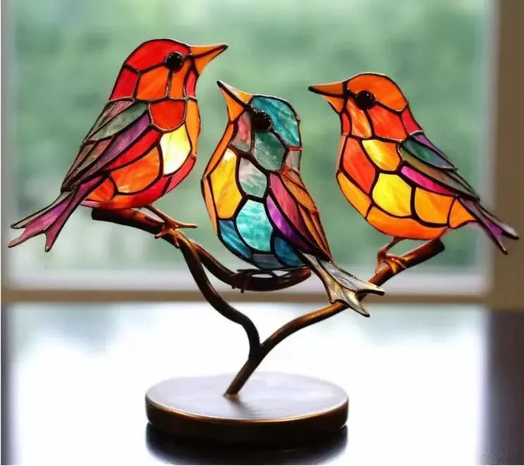 Discover the enchanting charm of our bird series alloy decorations, perfect for adding a touch of nature to your home.