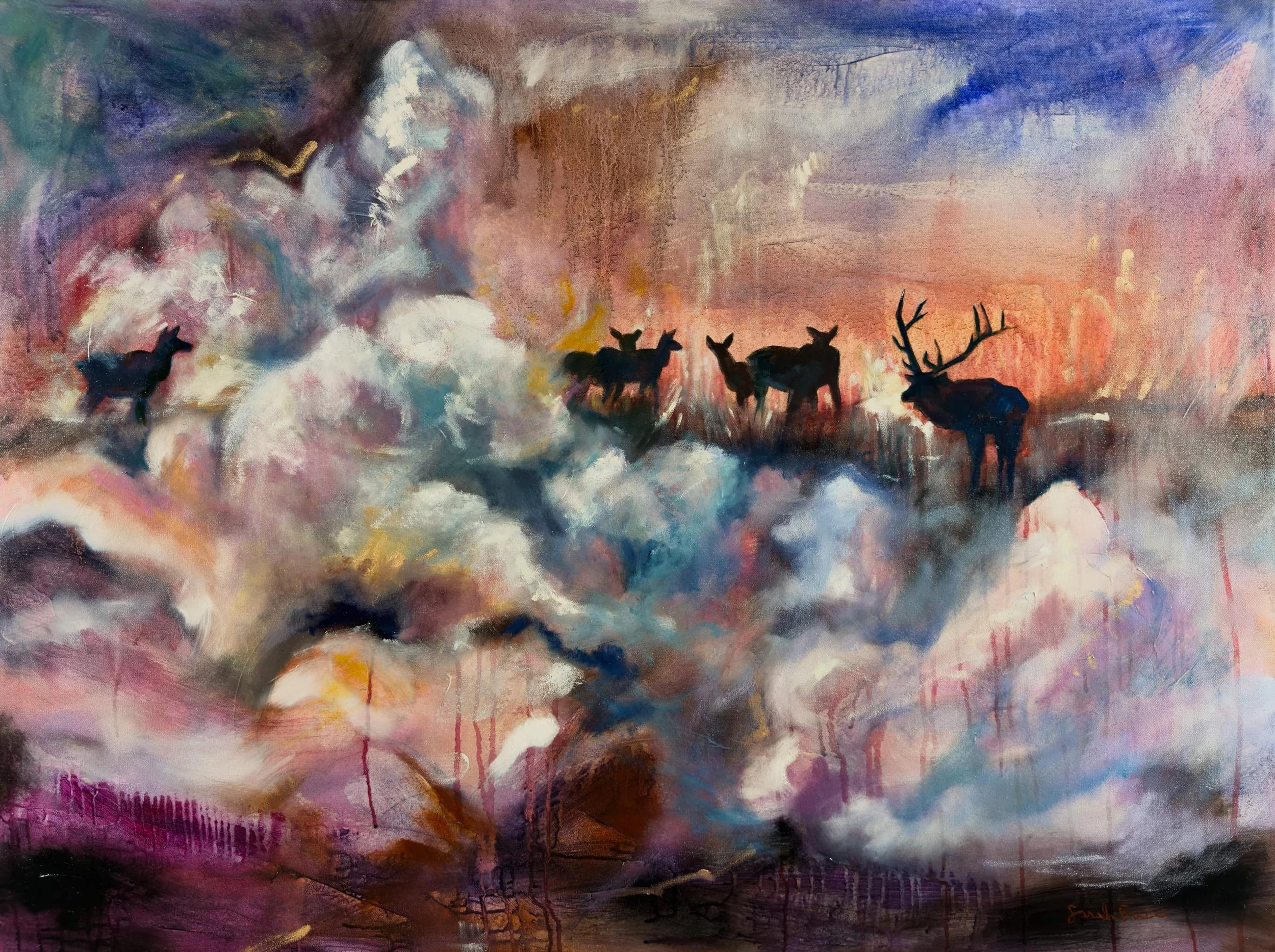 Elks Life No2 - Part of the Herd