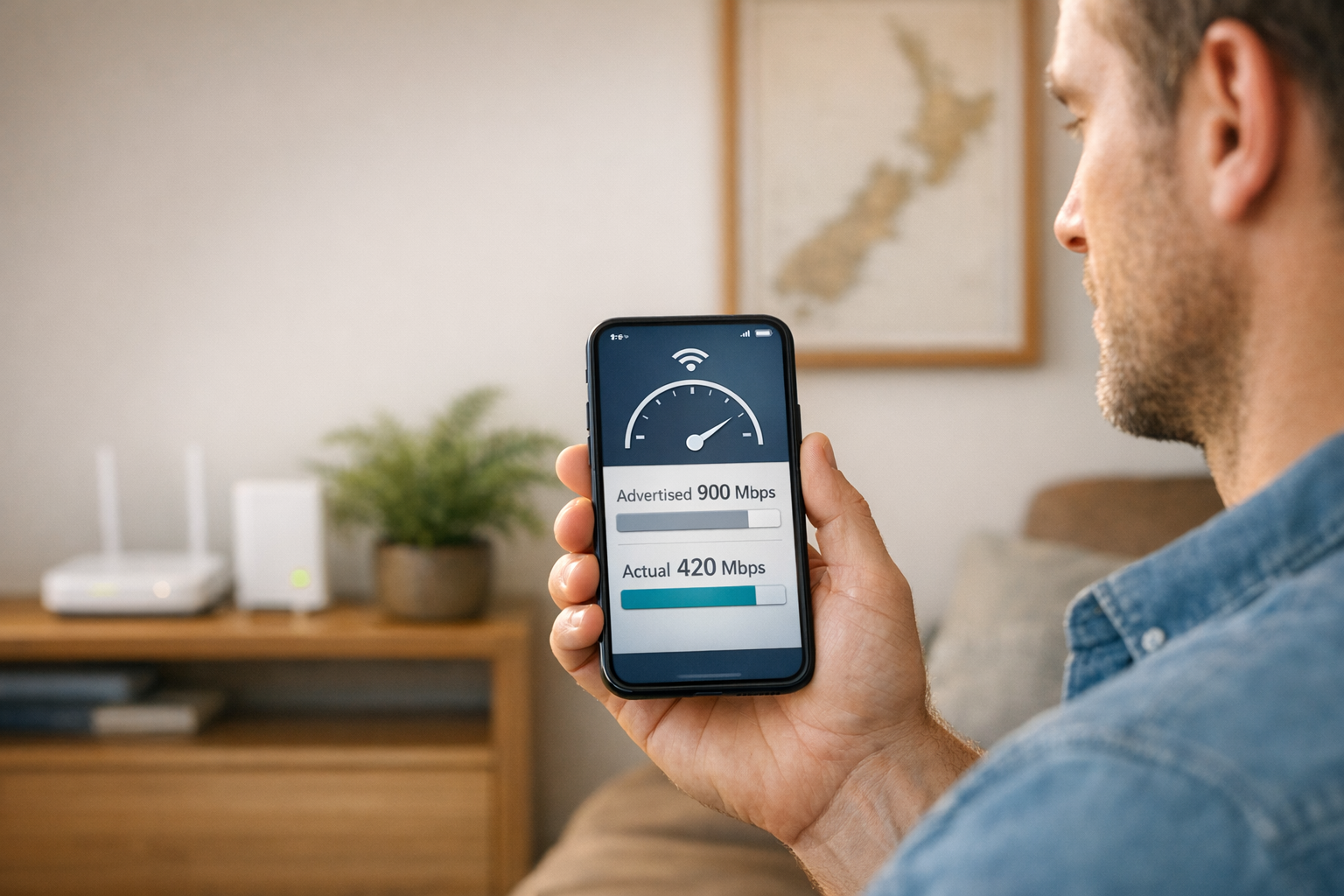 Advertised vs Actual Broadband Speeds in NZ