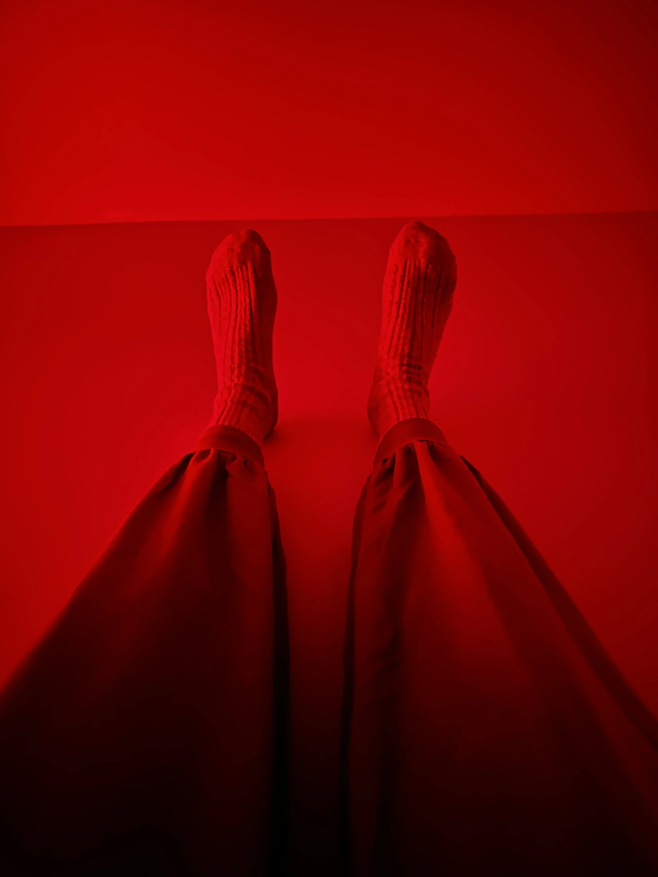 Legs up the wall restorative pose supporting circulation, relaxation, and nervous system regulation