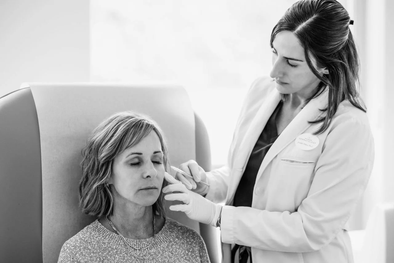 Jennifer Wilson PA, cosmetic dermatology exam