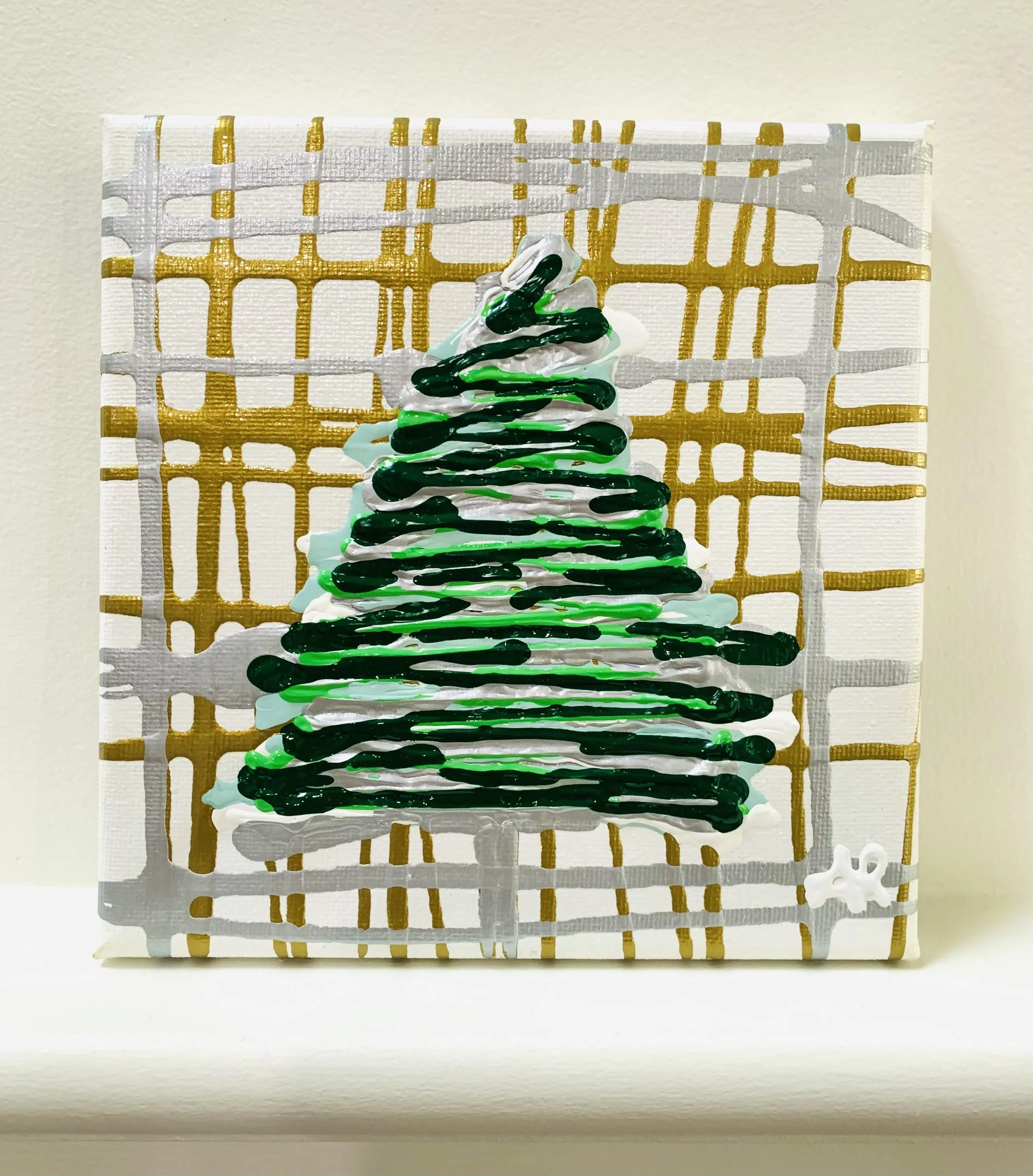 "The Joy the Tree Brings” 6x6 - Price $33 (CAN). Use the Contact section of the website and send me an email to buy. I will ship to you directly.