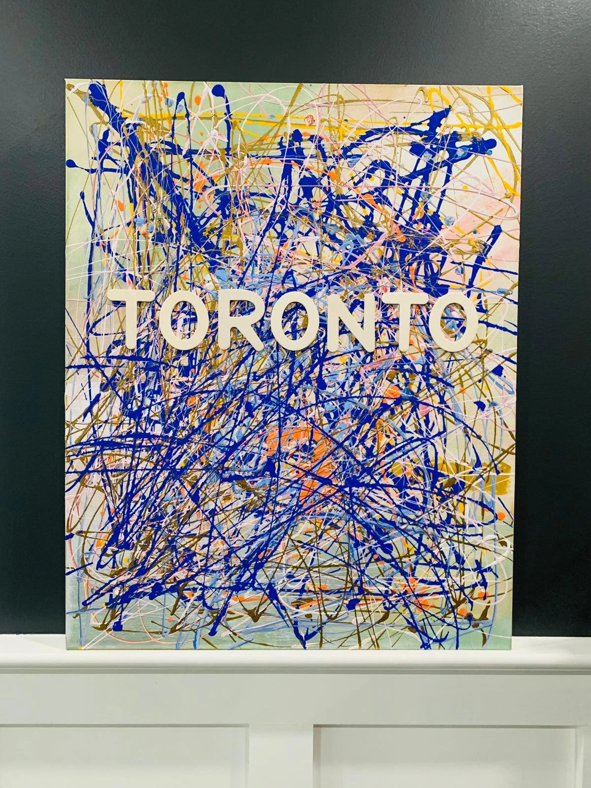 "This is Toronto" 24x30 - Price $150 (CAN). Use the Contact section of the website and send me an email to buy. I will ship to you directly.