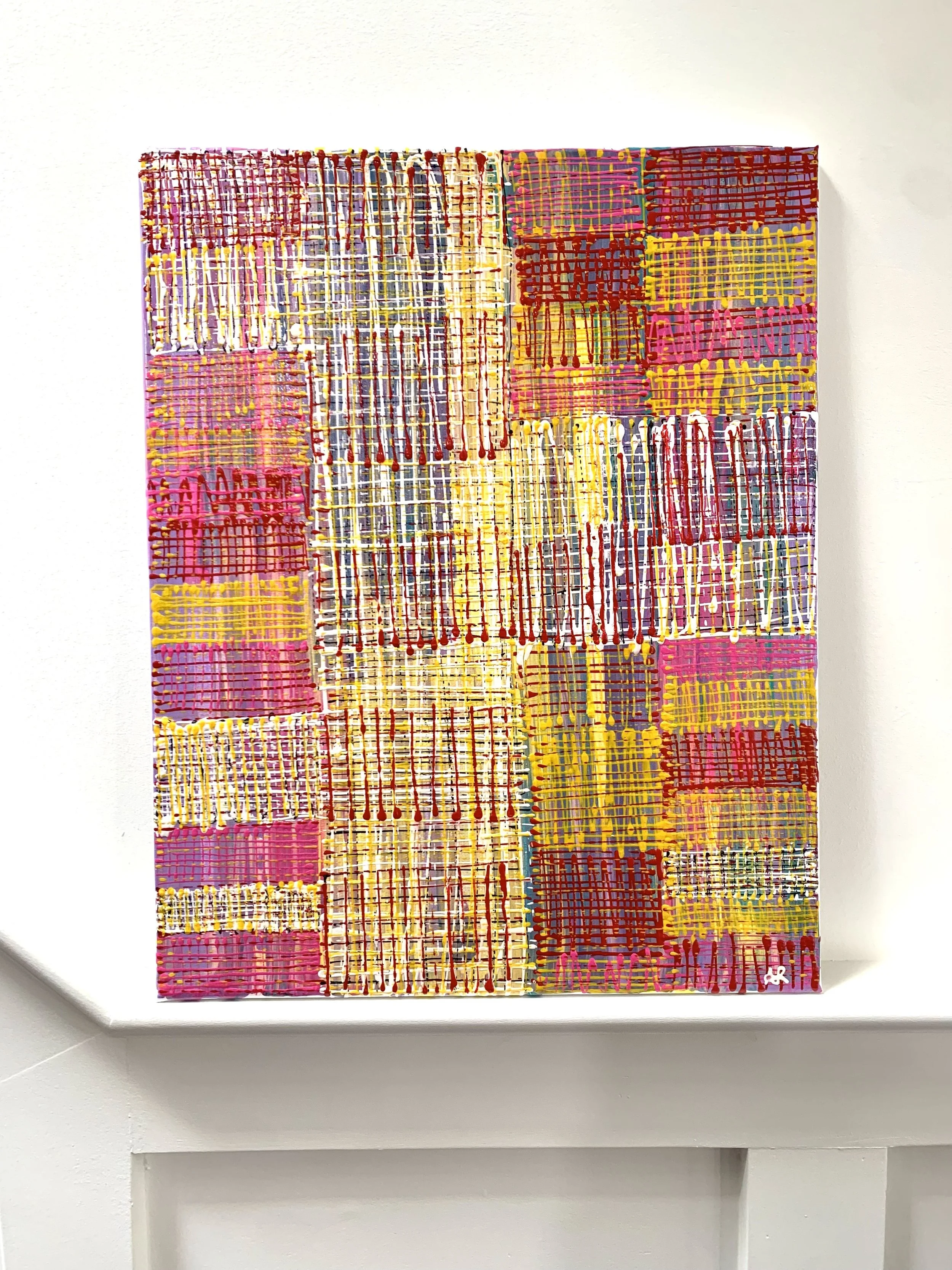 "Tight-Knit" 24x18 - Price $80 (CAN). Use the Contact section of the website and send me an email to buy. I will ship to you directly.
