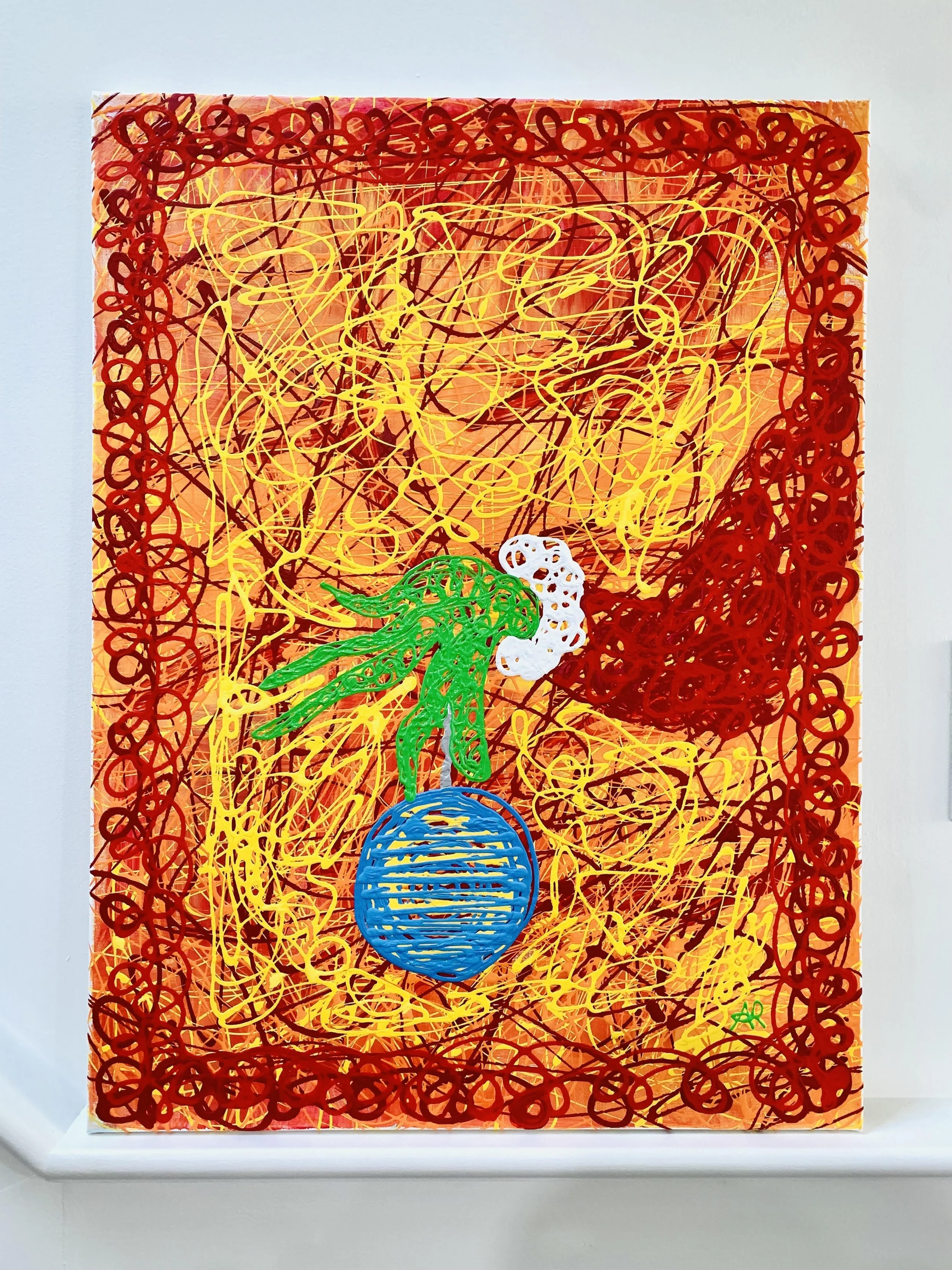 "The the the… THE GRINCH!” 18x24 - Price $130 (CAN). Use the Contact section of the website and send me an email to buy. I will ship to you directly.