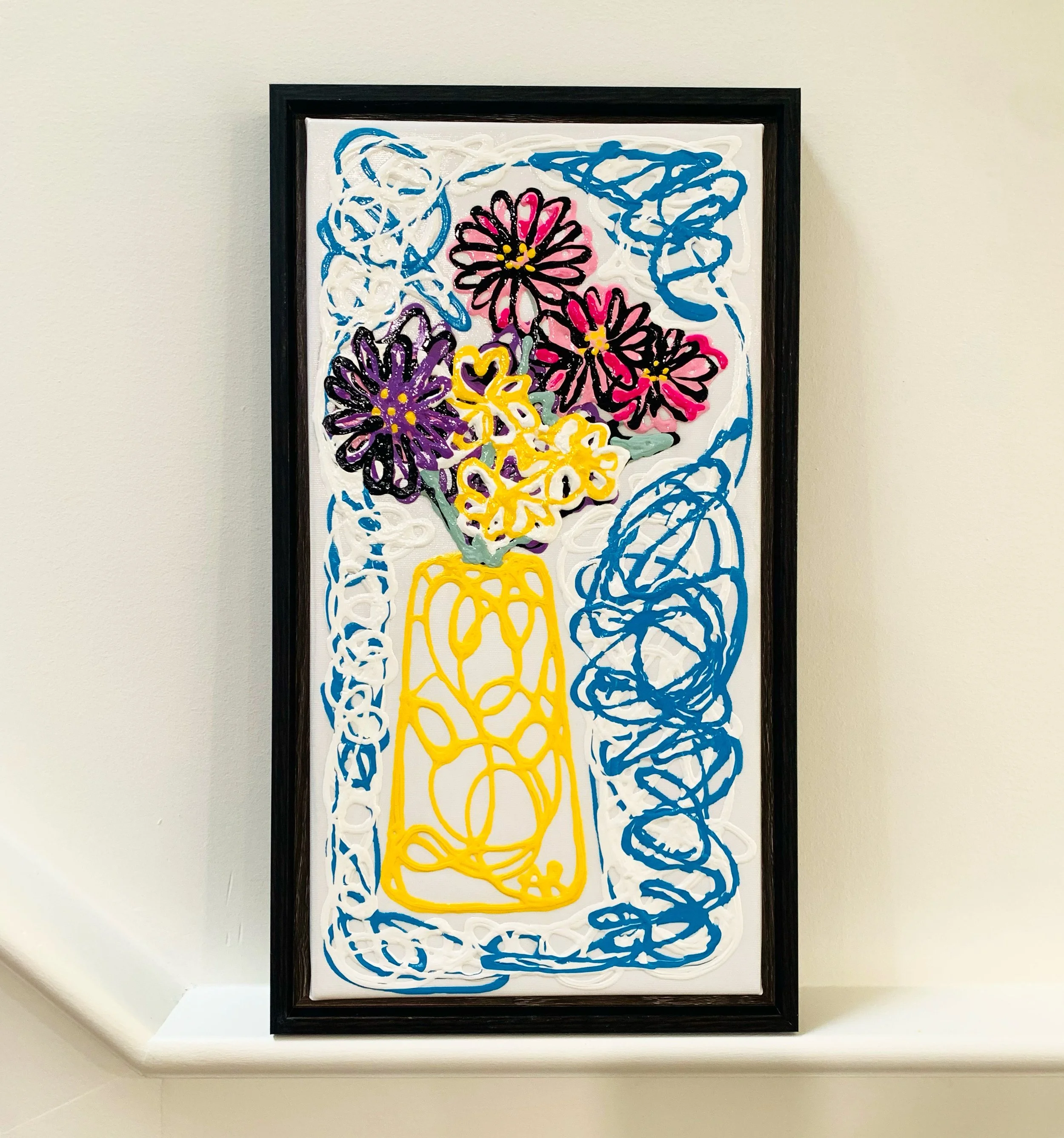 “Daily Special Mixed Bouquet” 10x17.5 inch (framed)  - Price $128 (CAN).  Use the Contact section of the website and send me an email to buy. I will ship to you directly.