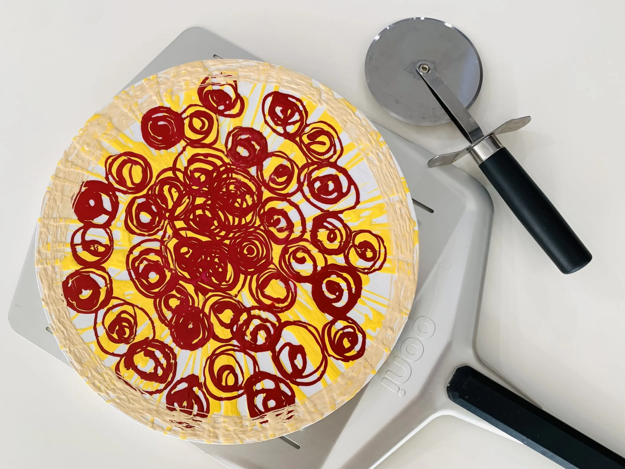 "Medium Pepperoni” 12 inch - Price $60 (CAN). Use the Contact section of the website and send me an email to buy. I will ship to you directly.