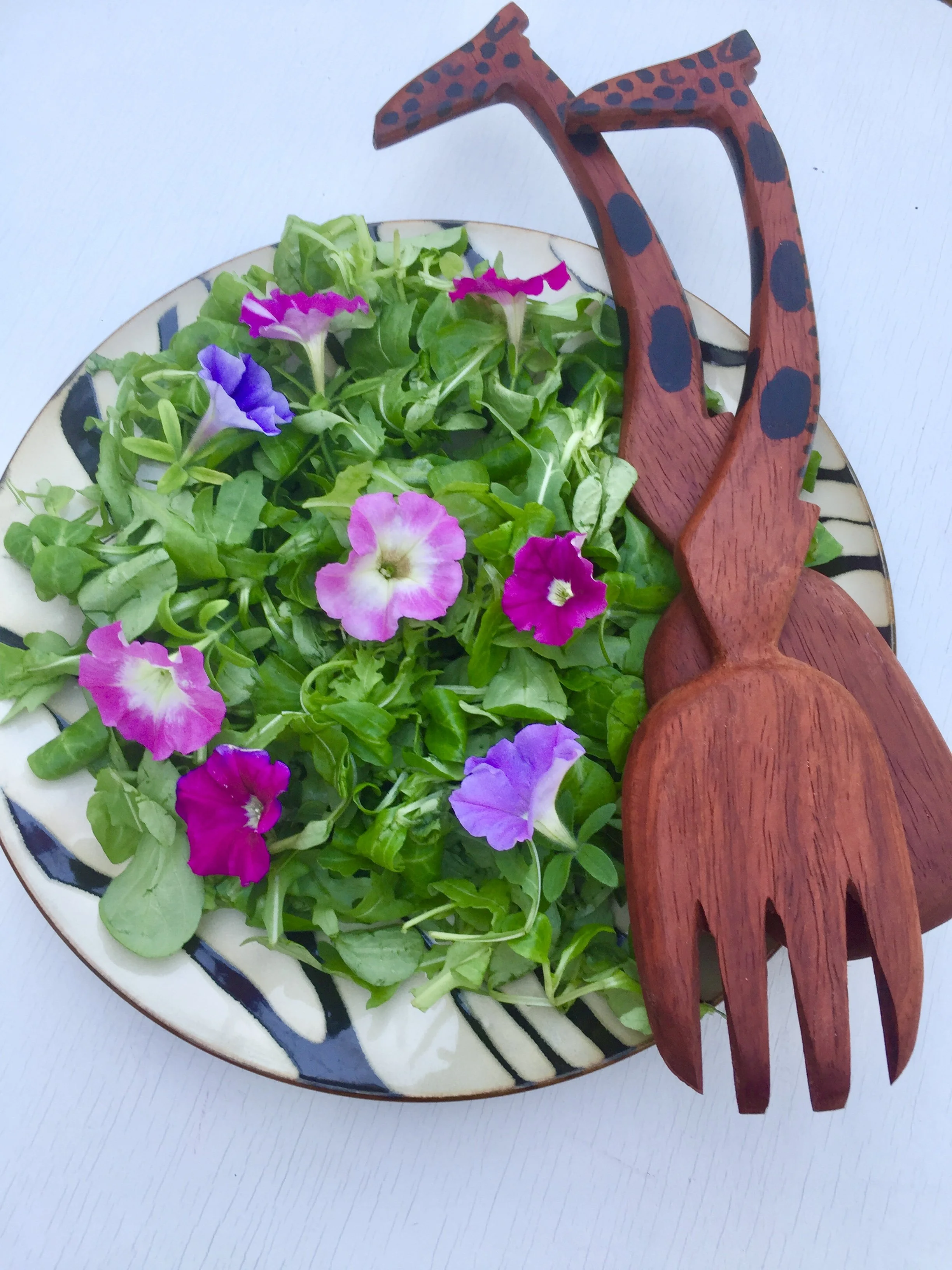 Spatules Africaines en Bois Sculpté – Ustensiles de Cuisine - Artisanat du Cameroun - Les inséparables