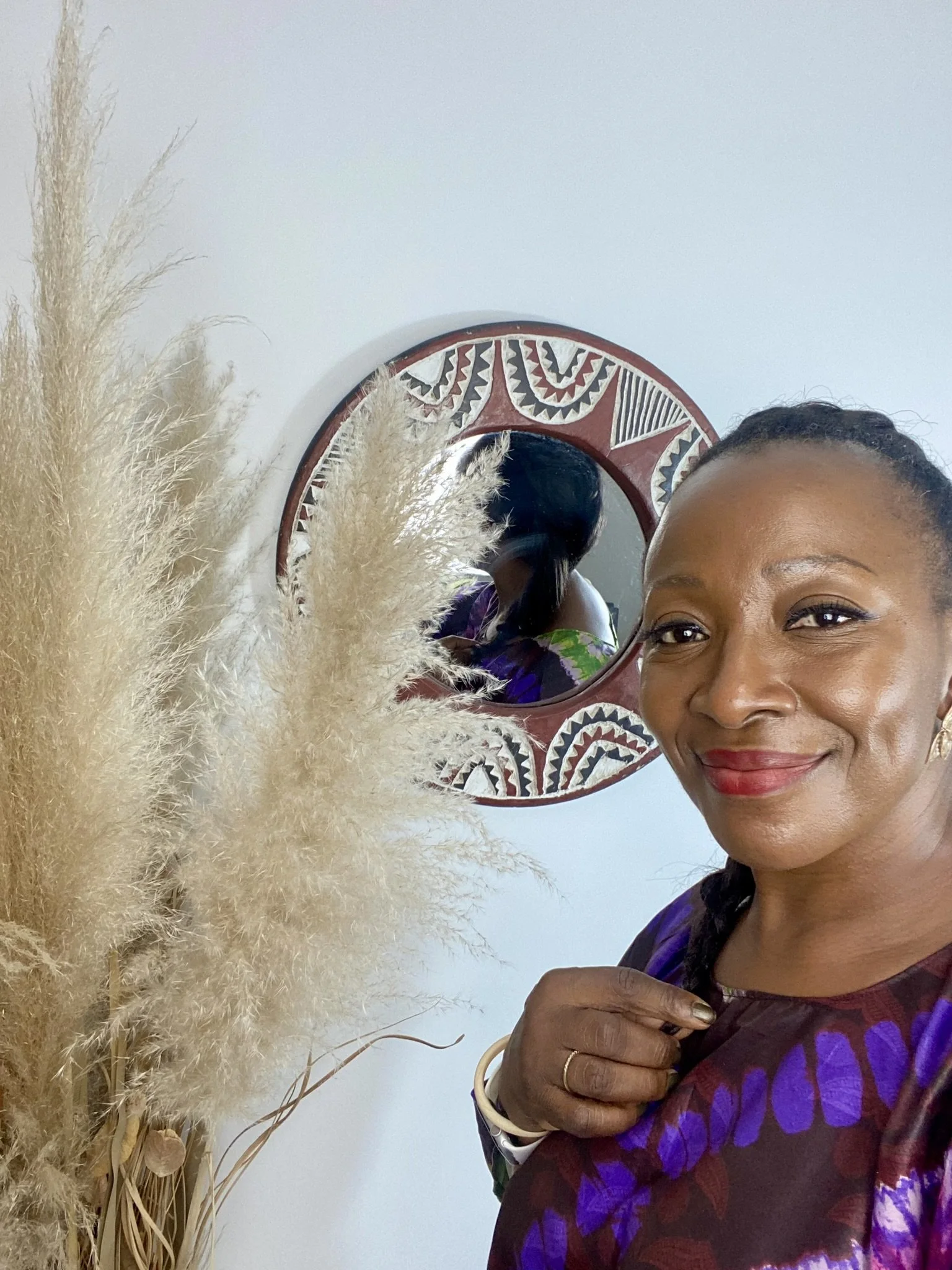 Les Couleurs du Paon - Miroir NAYA – La chaleur de l’ocre - Déco Ethnique Chic