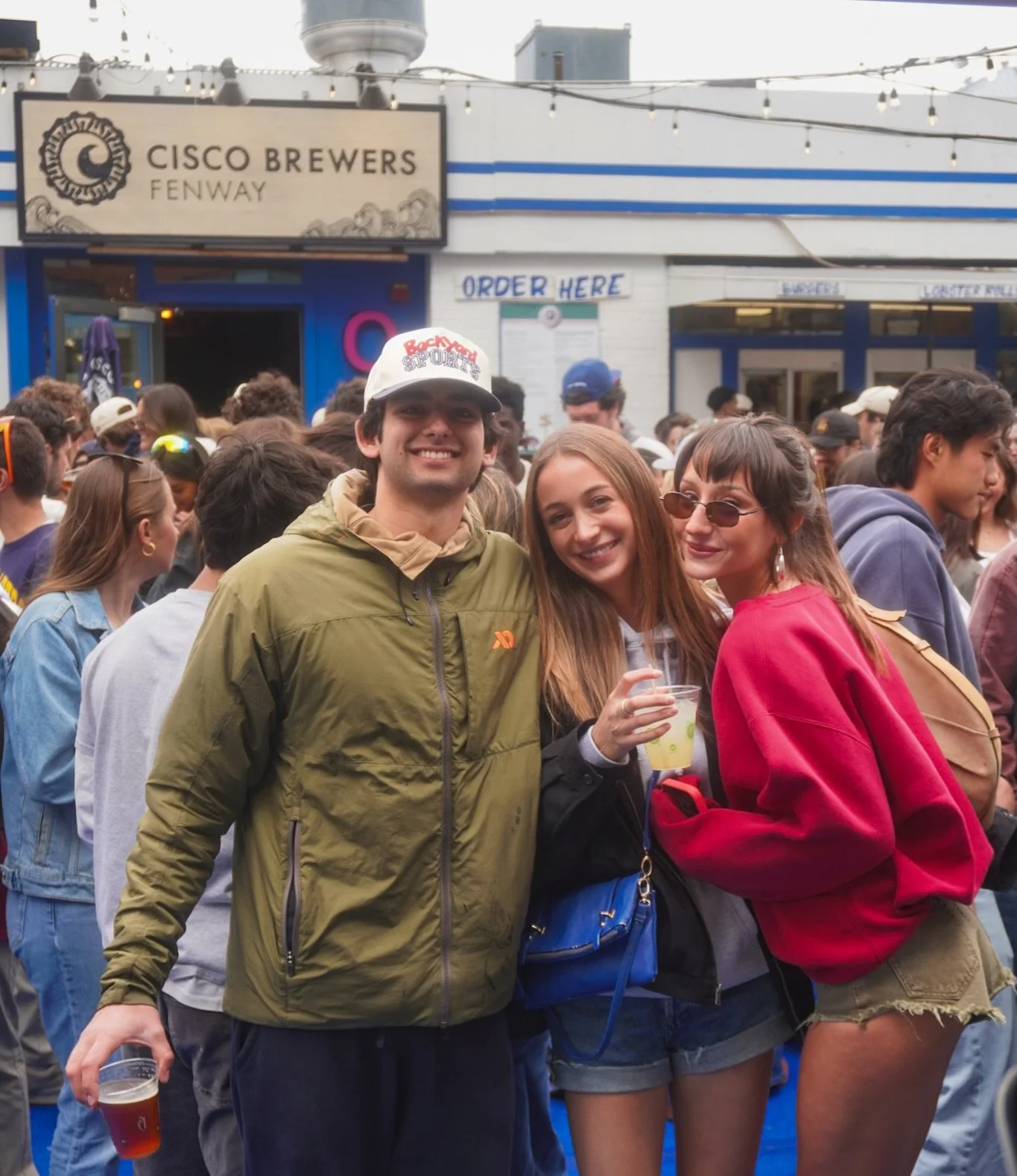 All smiles for a Cisco Fenway Sunday Funday (well&hellip;maybe not for the last guy😅).🍻☀️