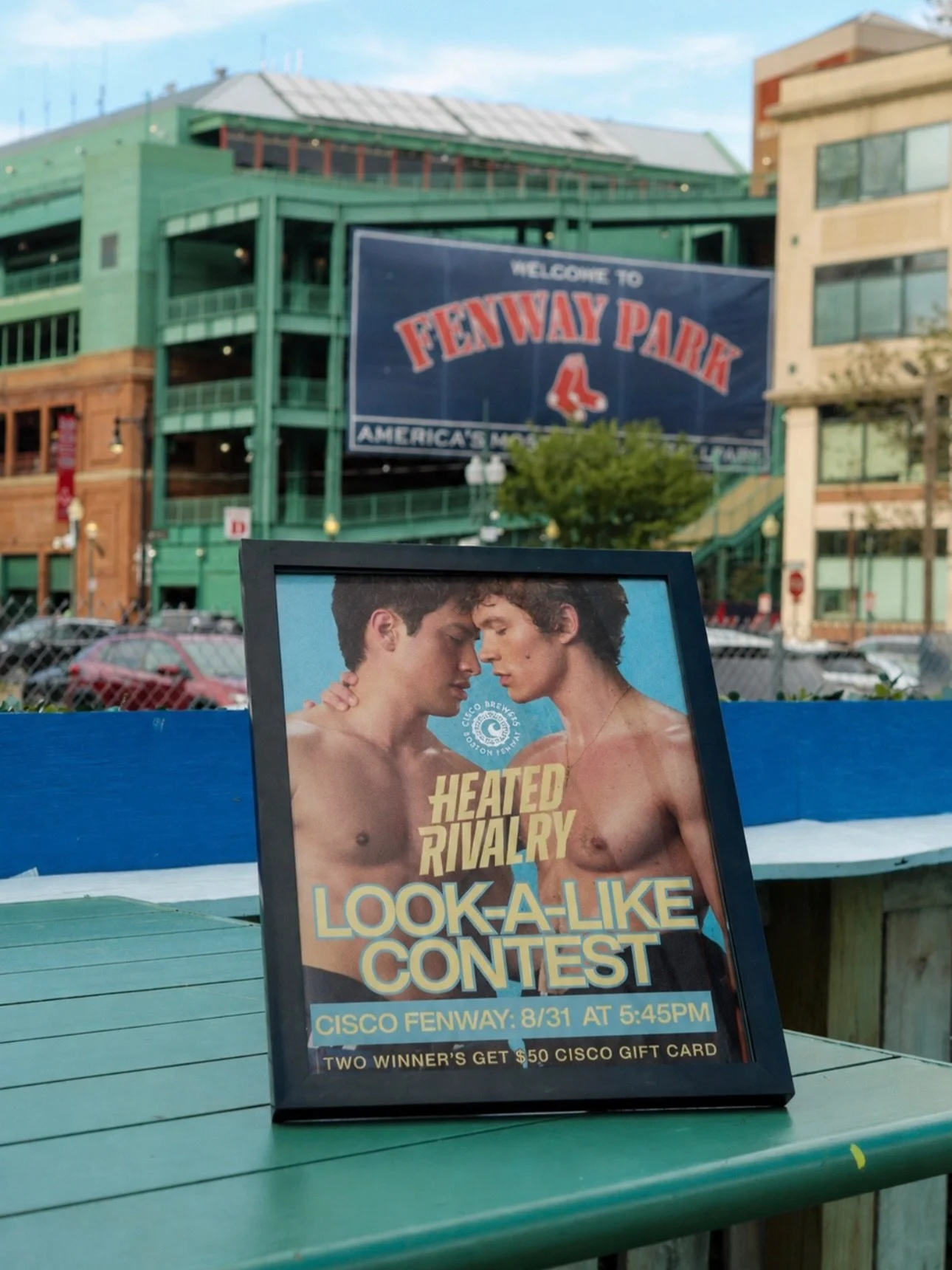 TONIGHT at Cisco Fenway👀🏒🍻
Our Heated Rivalry Look-Alike Contest is going down, doors open at 4pm arrive by 5:30PM to enter, contest starts at 5:45PM, and 2 winners will each take home a $50 Cisco gift card!

🍹While you&rsquo;re here, order The C