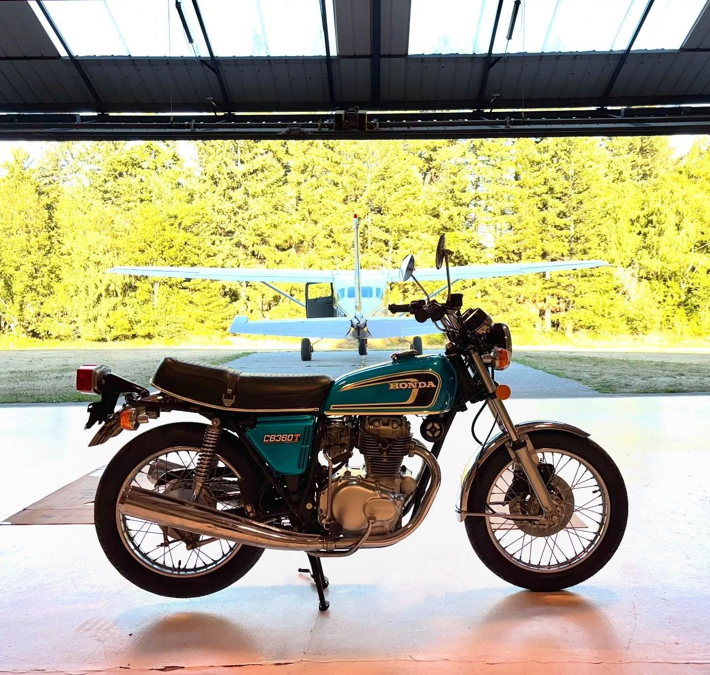 The 1975 CB360 project is finished and is going to live its best life on Vashon island!