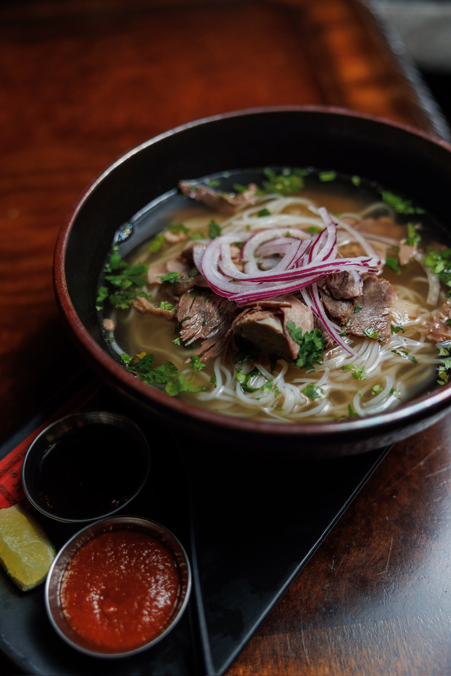 Beef pho at Atlas