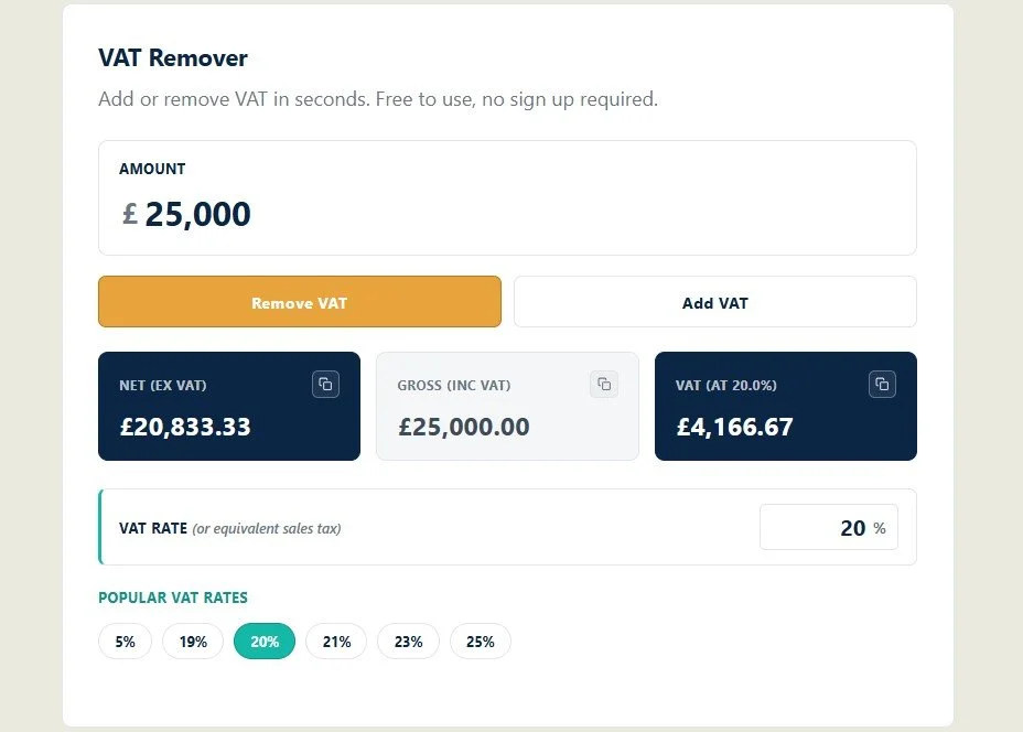 VAT Remover