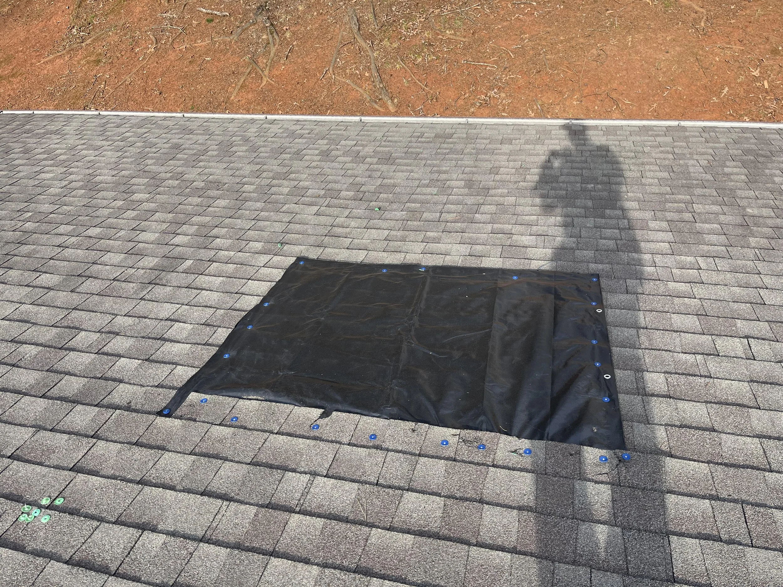 Commercial emergency tarping for storm damage and leaks by Stable Roofing in Charlotte, North Carolina