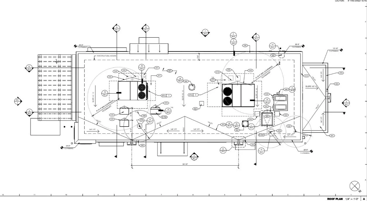 Commercial drawings that can be installed by Stable Roofing contractors