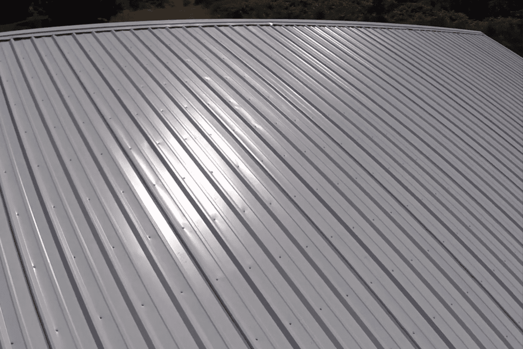 Exposed fastener metal roof that can be installed by Stable Roofing