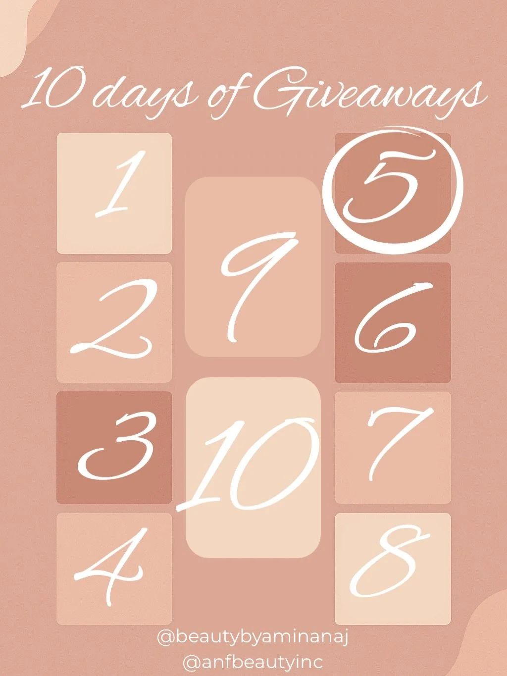 10 DAYS OF GIVEAWAYS
Day 5: The Verb Ghost Hair Mask &amp; Moroccan Oil Texture Spray

How to Enter:
1. Follow @beautybyaminanaj &amp; @anfbeautyinc 
2. Tag 2 friends in the comments (more tags = more entires)
3. Repost to story and tag us for 5 bonu