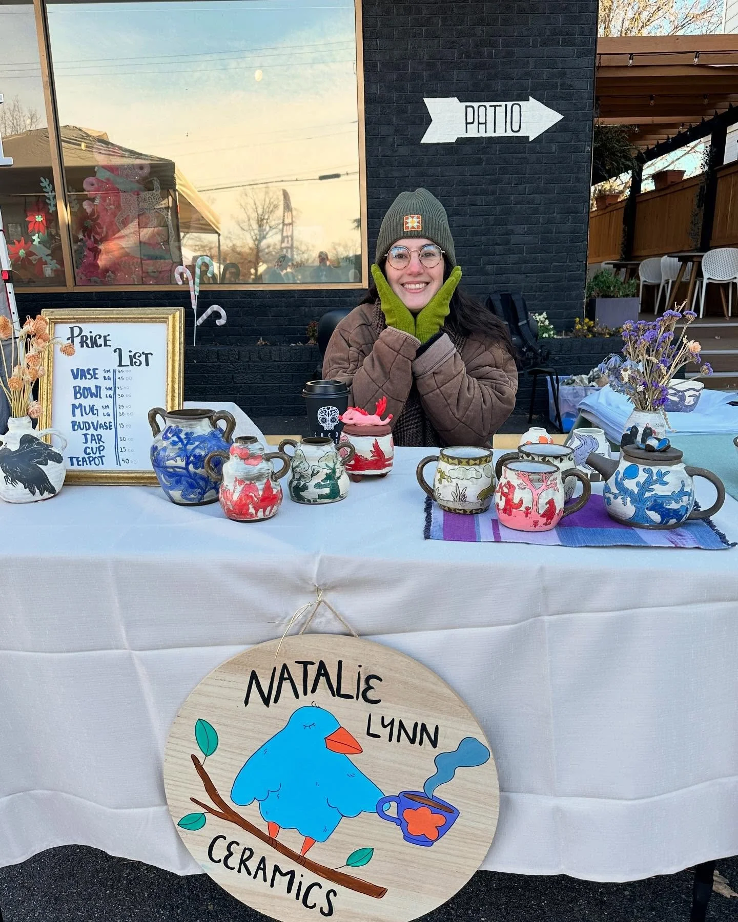 Thank you to everyone who came out to the @cocoandhazelrichmond merry market today! Feeling warm n fuzzy despite the cold!