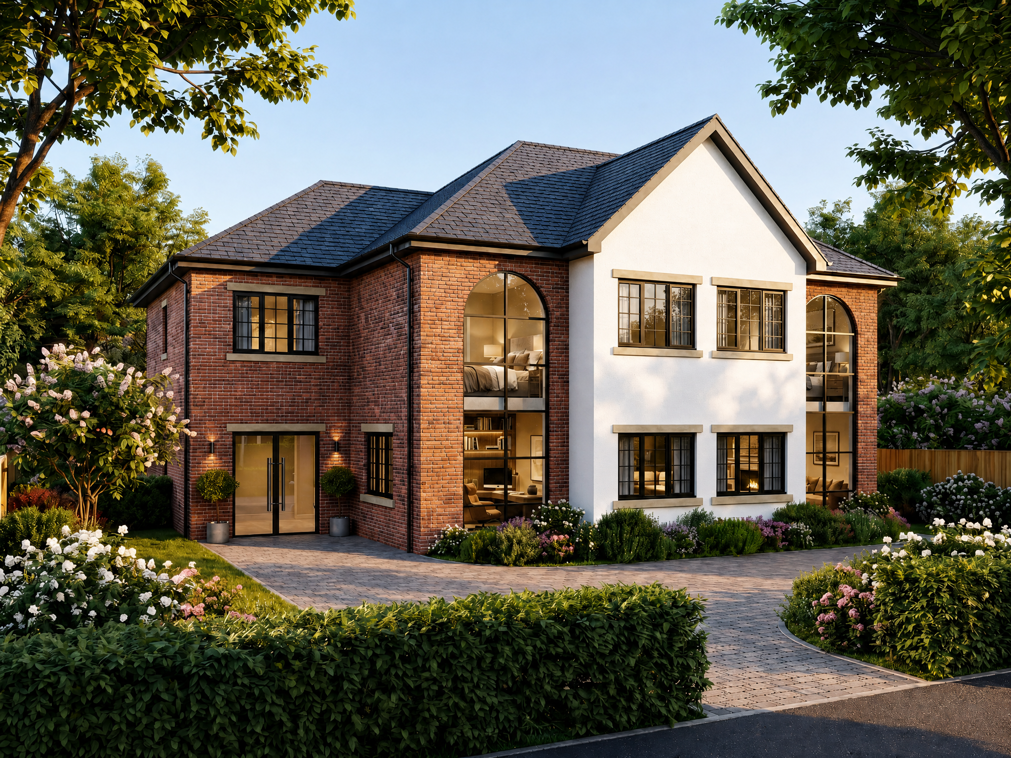 High-end residential extension designed by Baltik Architecture, chartered architectural practice based in Liverpool