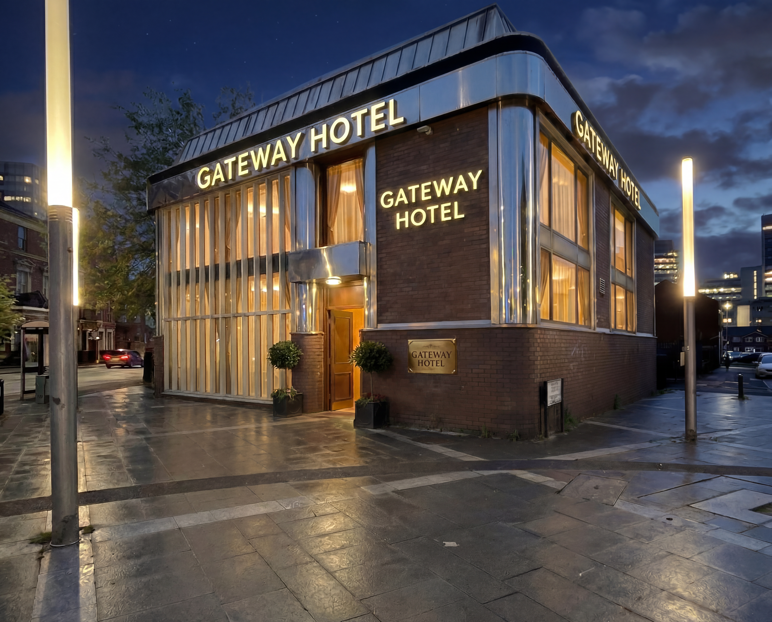 Historic bank conversion to boutique hotel designed by Baltik Architecture — chartered architectural practice based in Liverpool, covering the North West and Cheshire