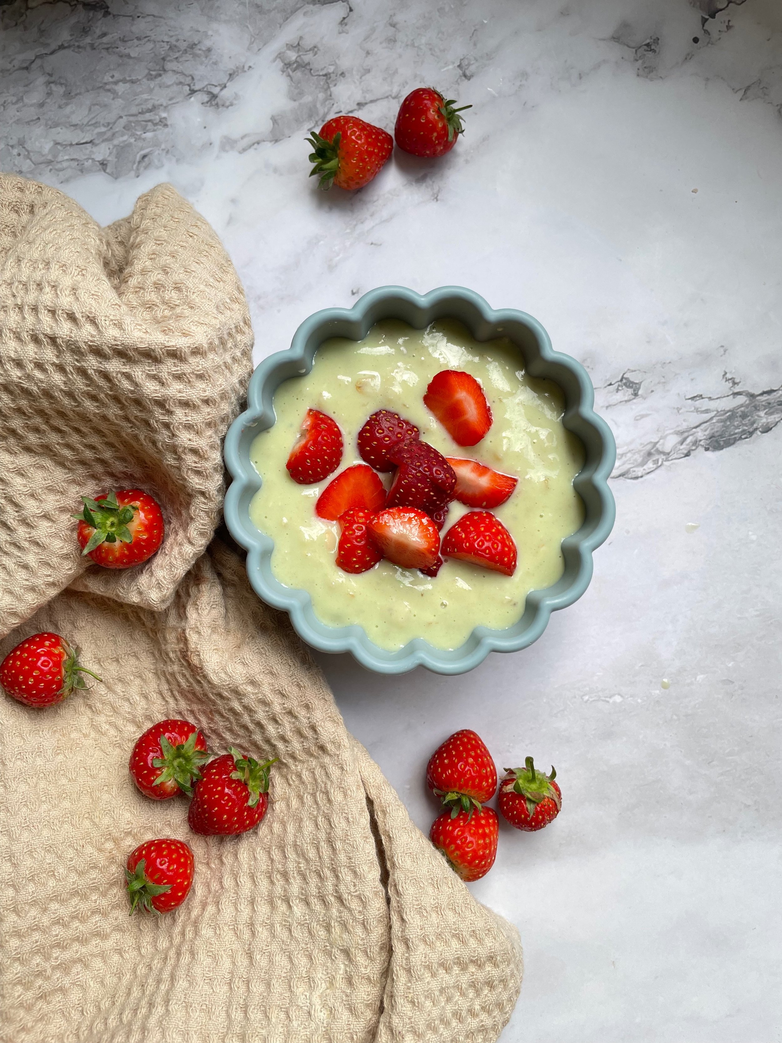 Zielona owsianka pełna mocy