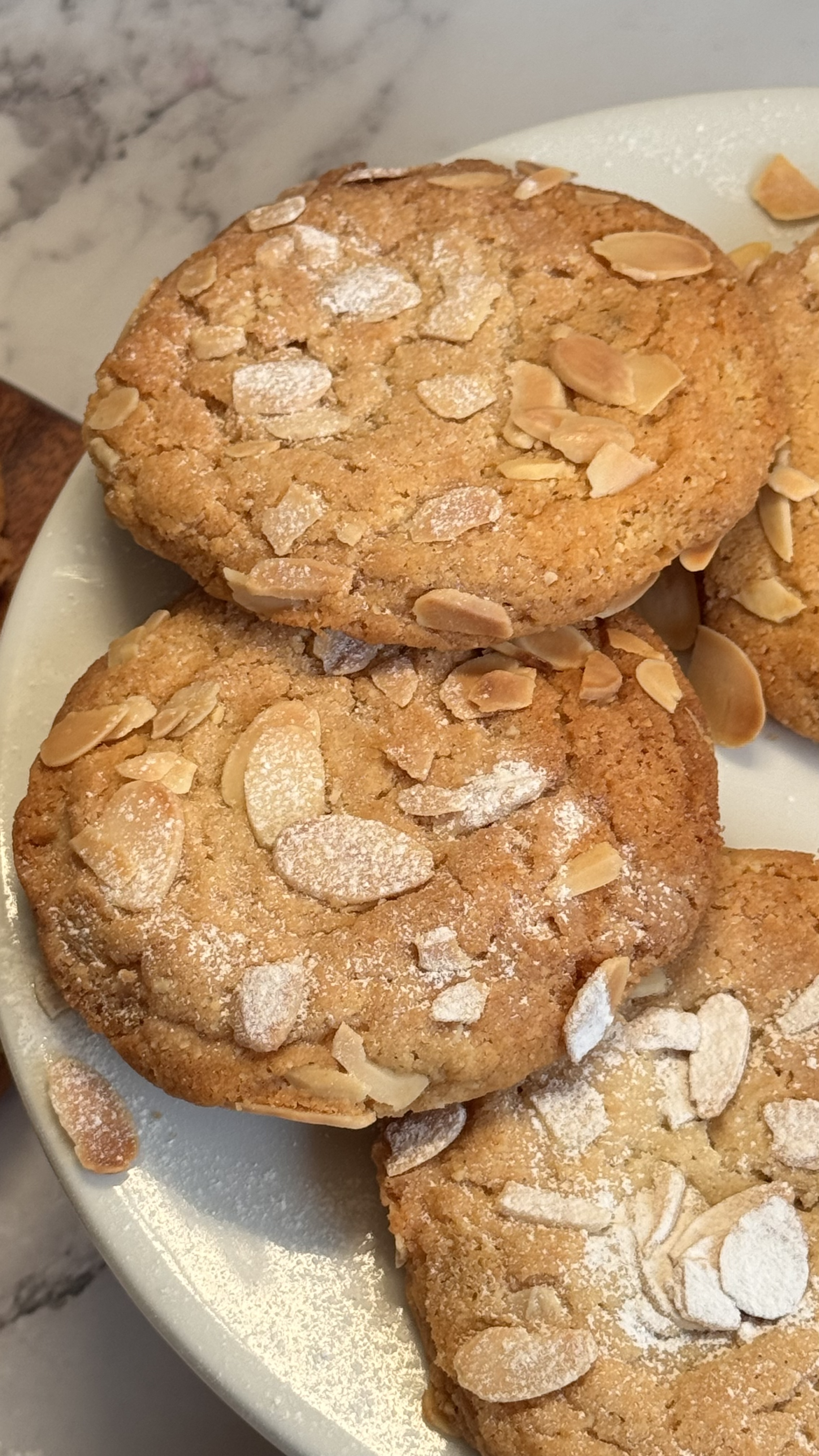 almond croissant cookies
