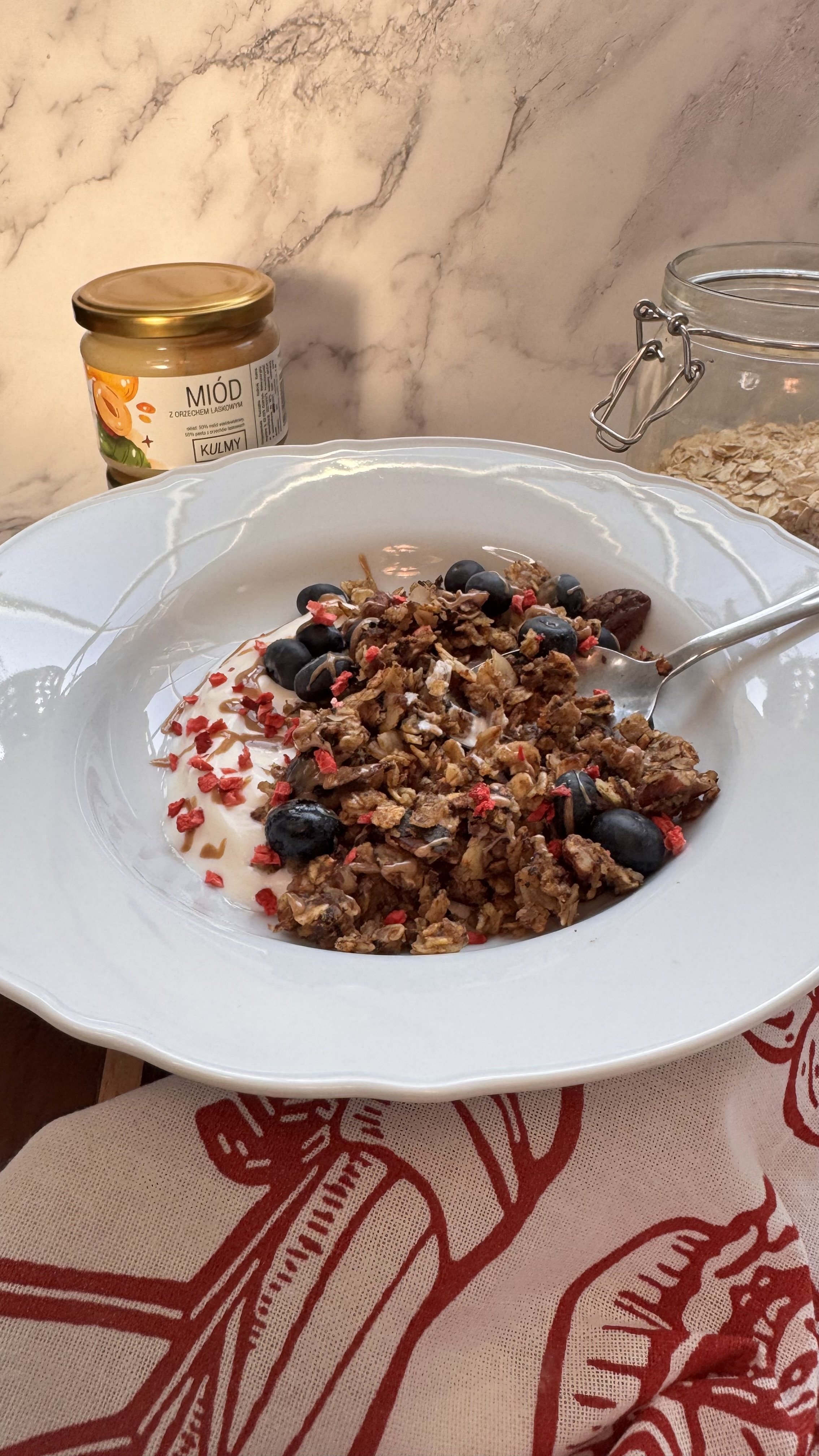 scrambled banana oat