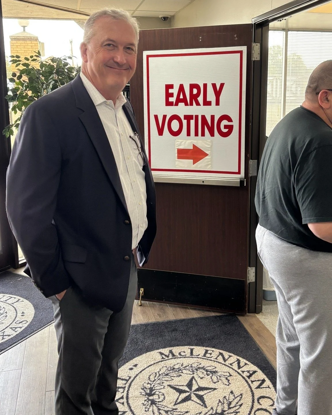What a successful first day of Early Voting. McLennan County voters turned out with over 1,500 votes, breaking 2022 turnout on day 1 of Early Voting. 

I&rsquo;m so thankful for the incredible countywide support. I&rsquo;m ready to serve as your next