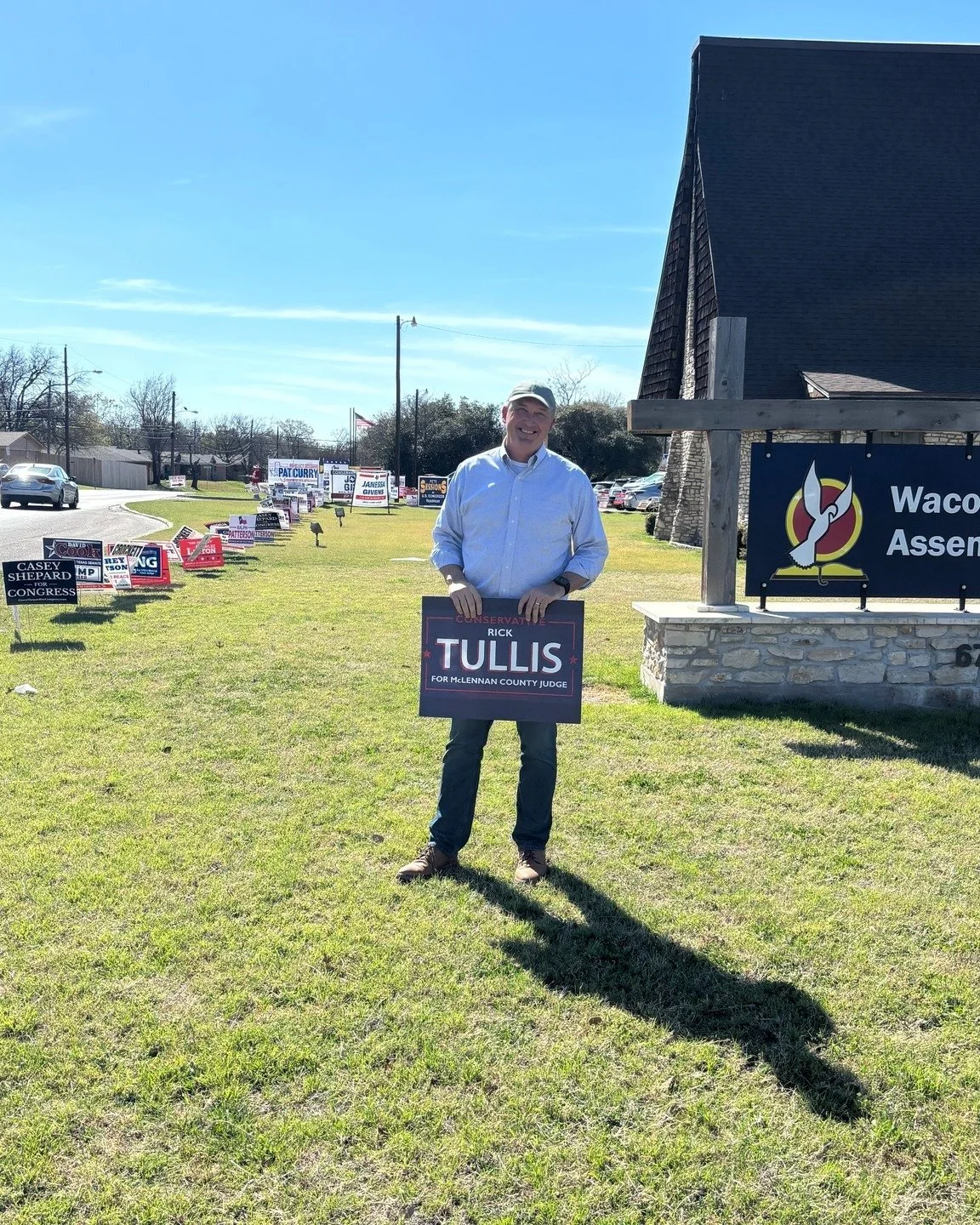 I am honored and grateful to be the Republican nominee for McLennan County Judge. 

First and foremost, I would like to thank God for leading me into this opportunity to serve the community. As well, I would like to thank my wife, Elizabeth, and my f