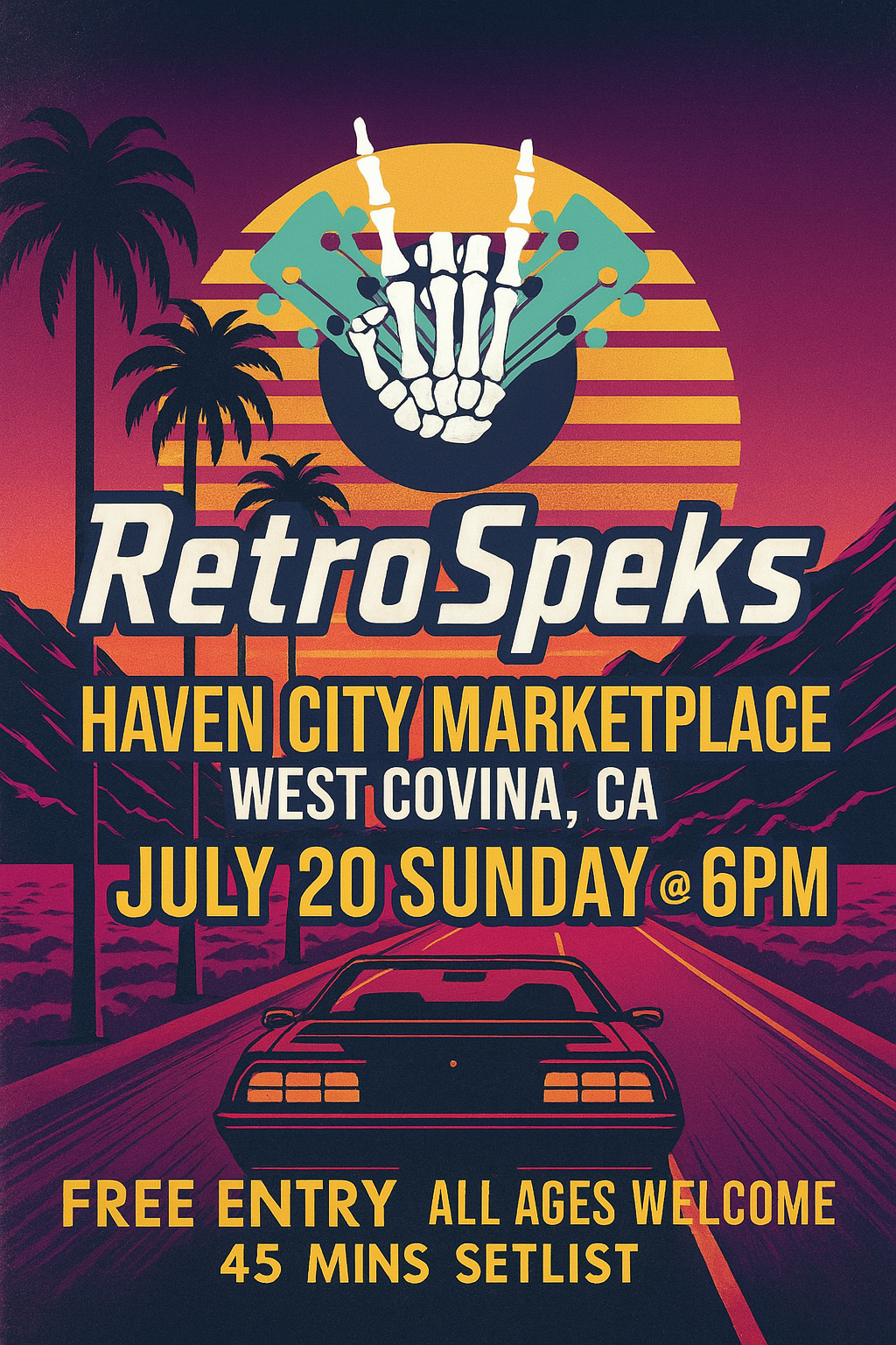 Retro Speks at Haven City West Covina 