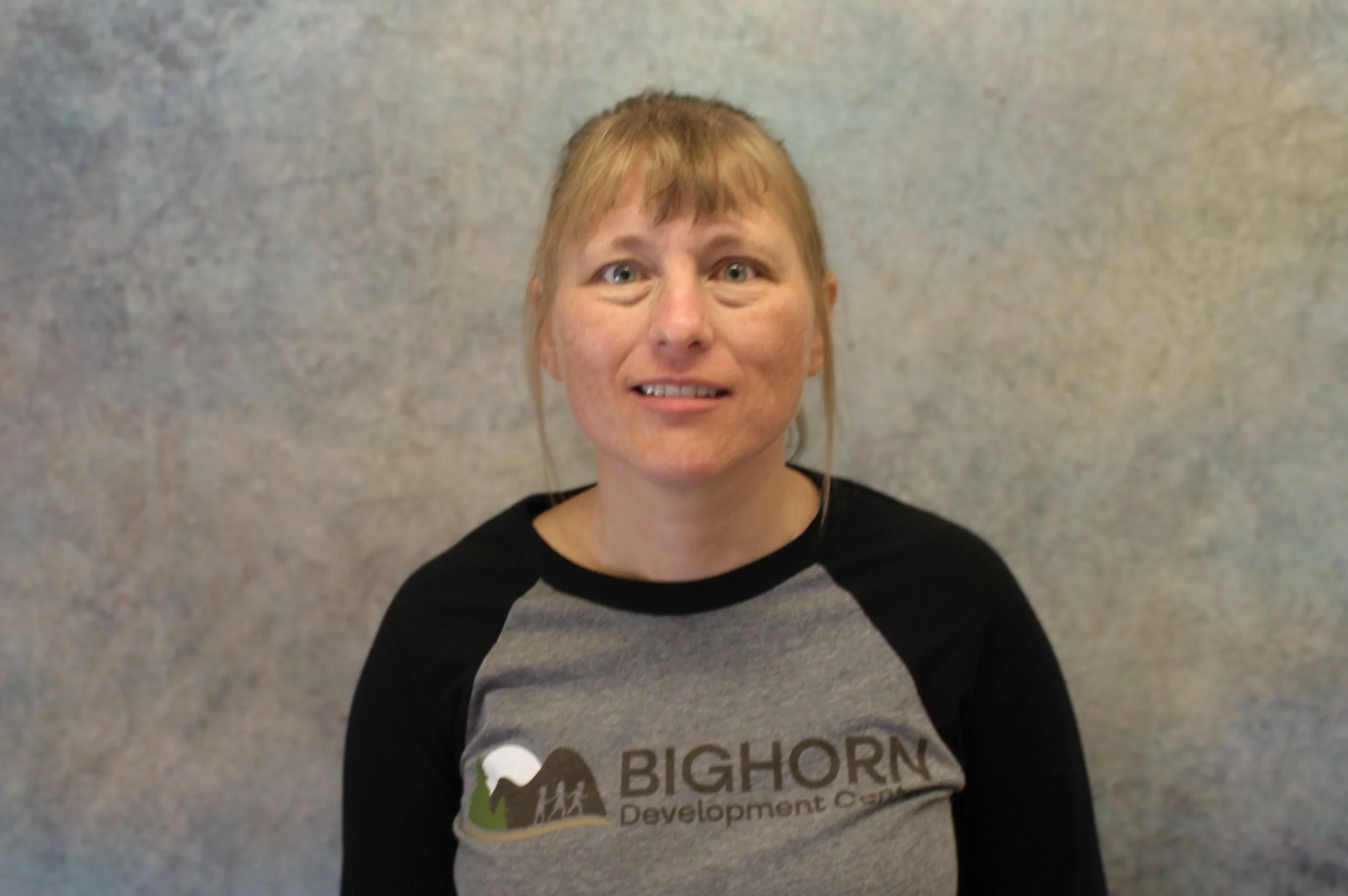 Staff member at Bighorn Development Center in Sheridan, Wyoming providing preschool and developmental screening services.