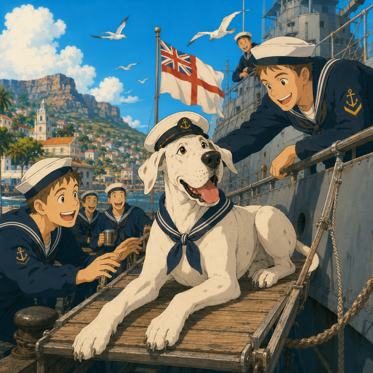 When A Dog Was Officially Enlisted In The South African NavY