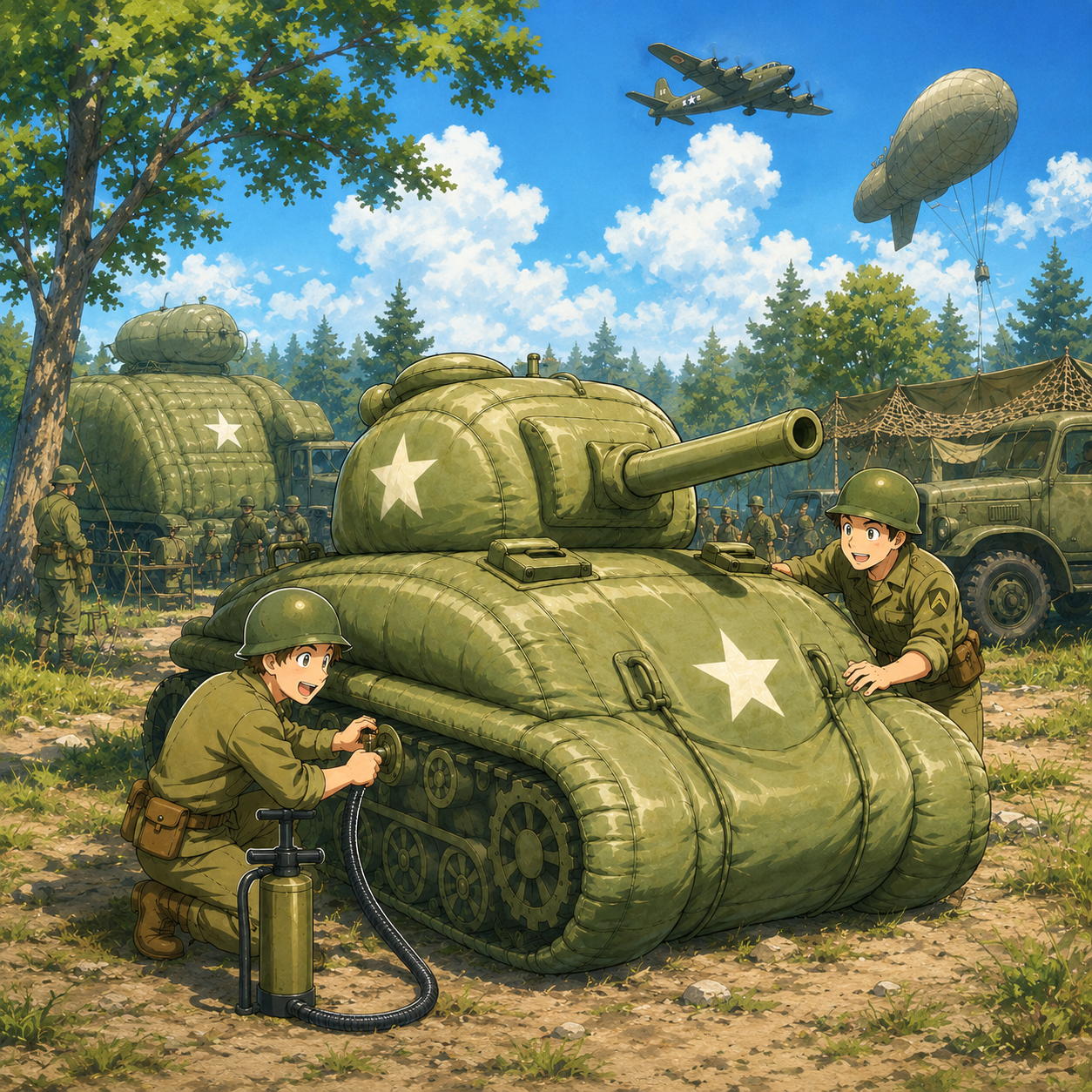 The Ghost Army - How Inflatable Tanks Helped Win World War II