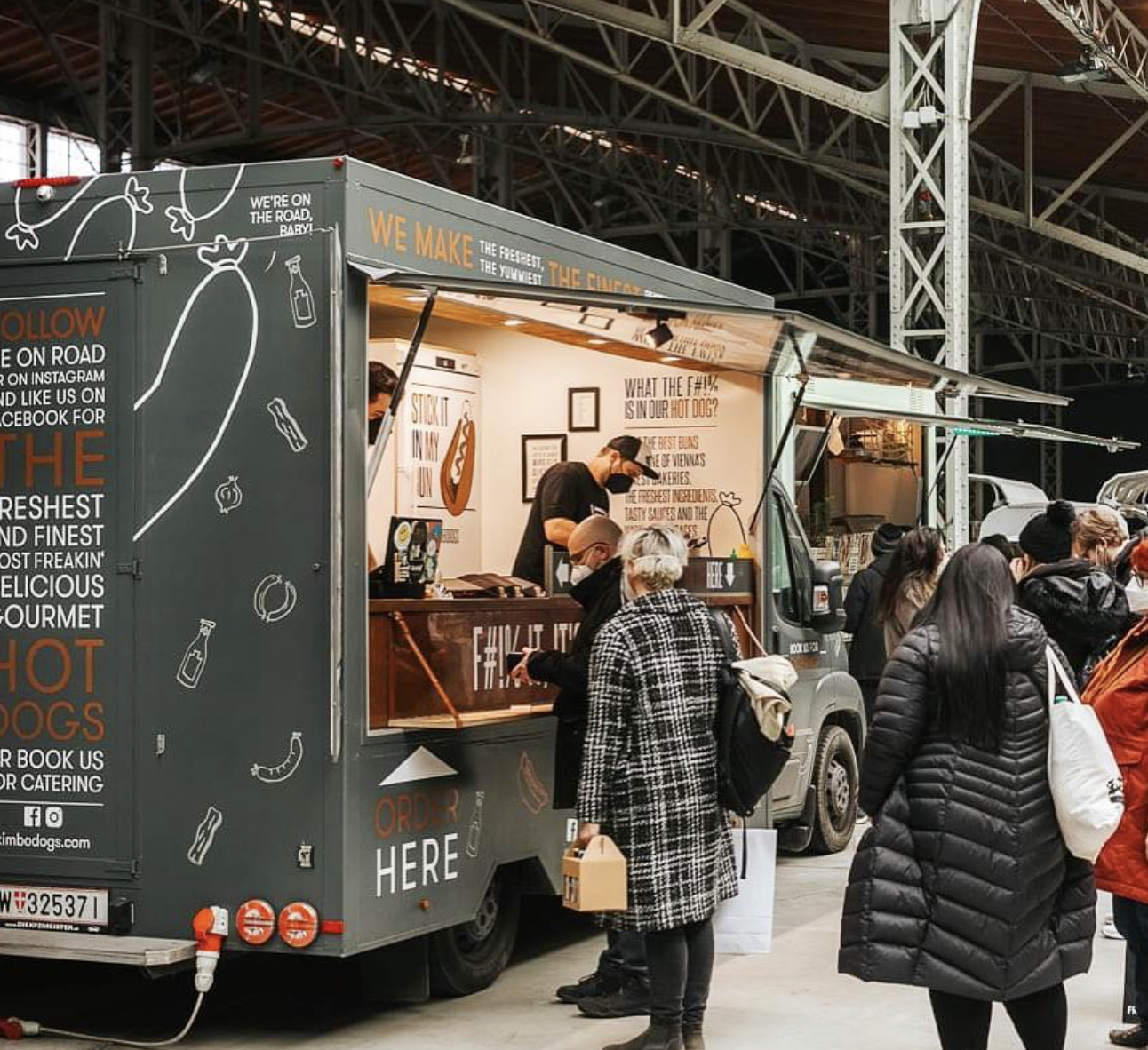 KIMBODOGS Foodtruck bei einem Event in Wien