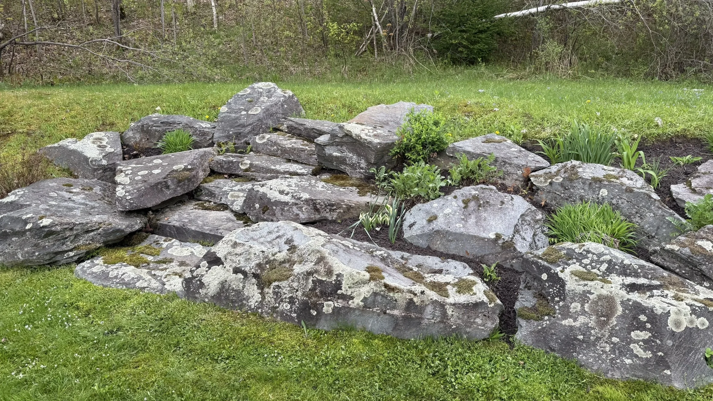 Garden bed property services in Stowe Vermont