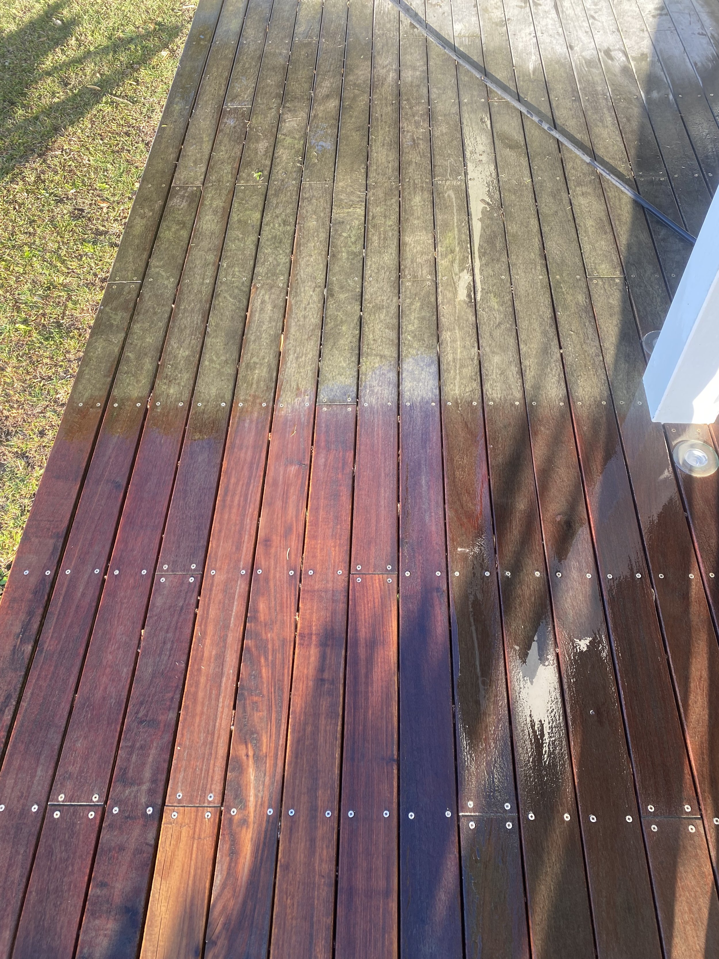 Deck cleaning