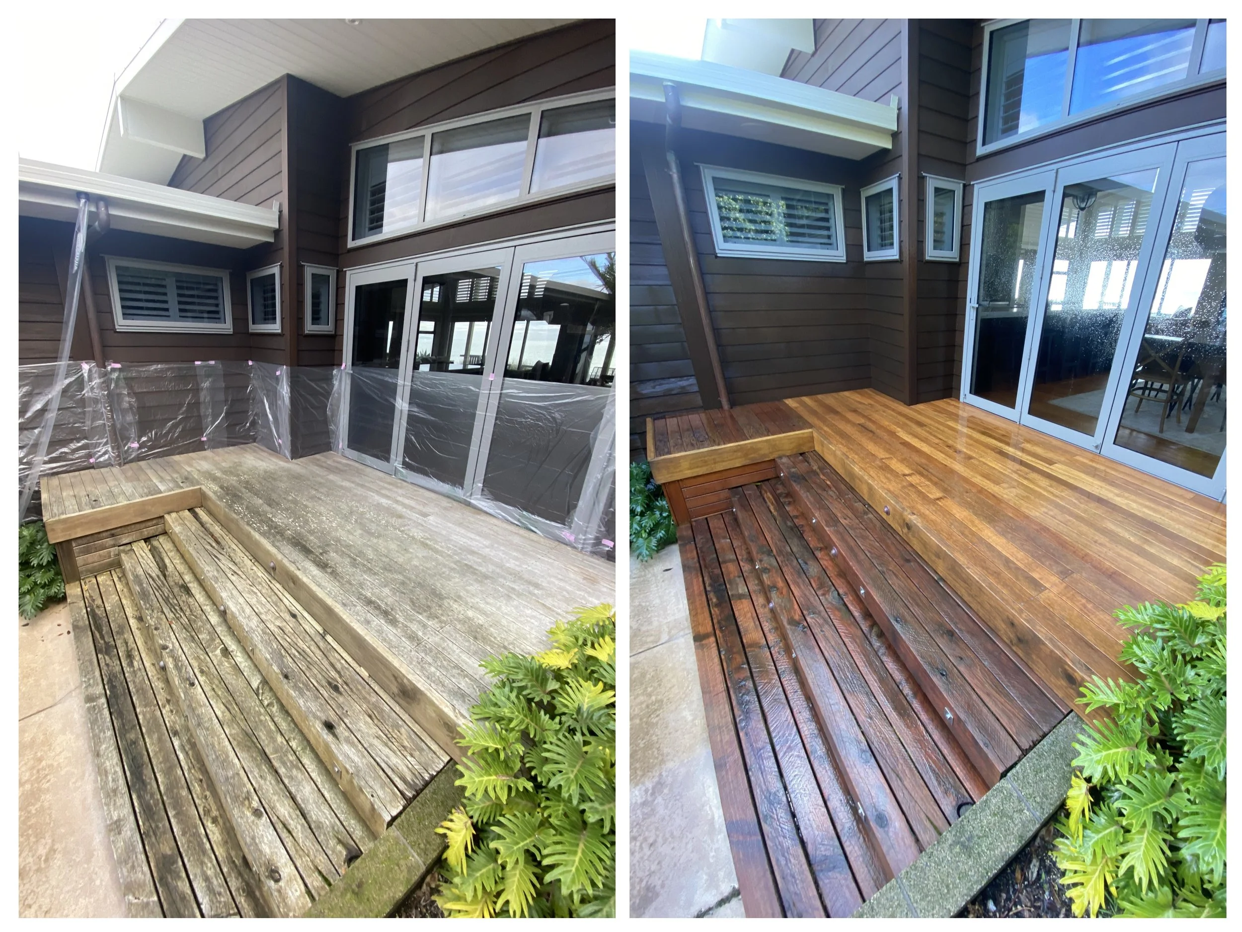 Deck wash