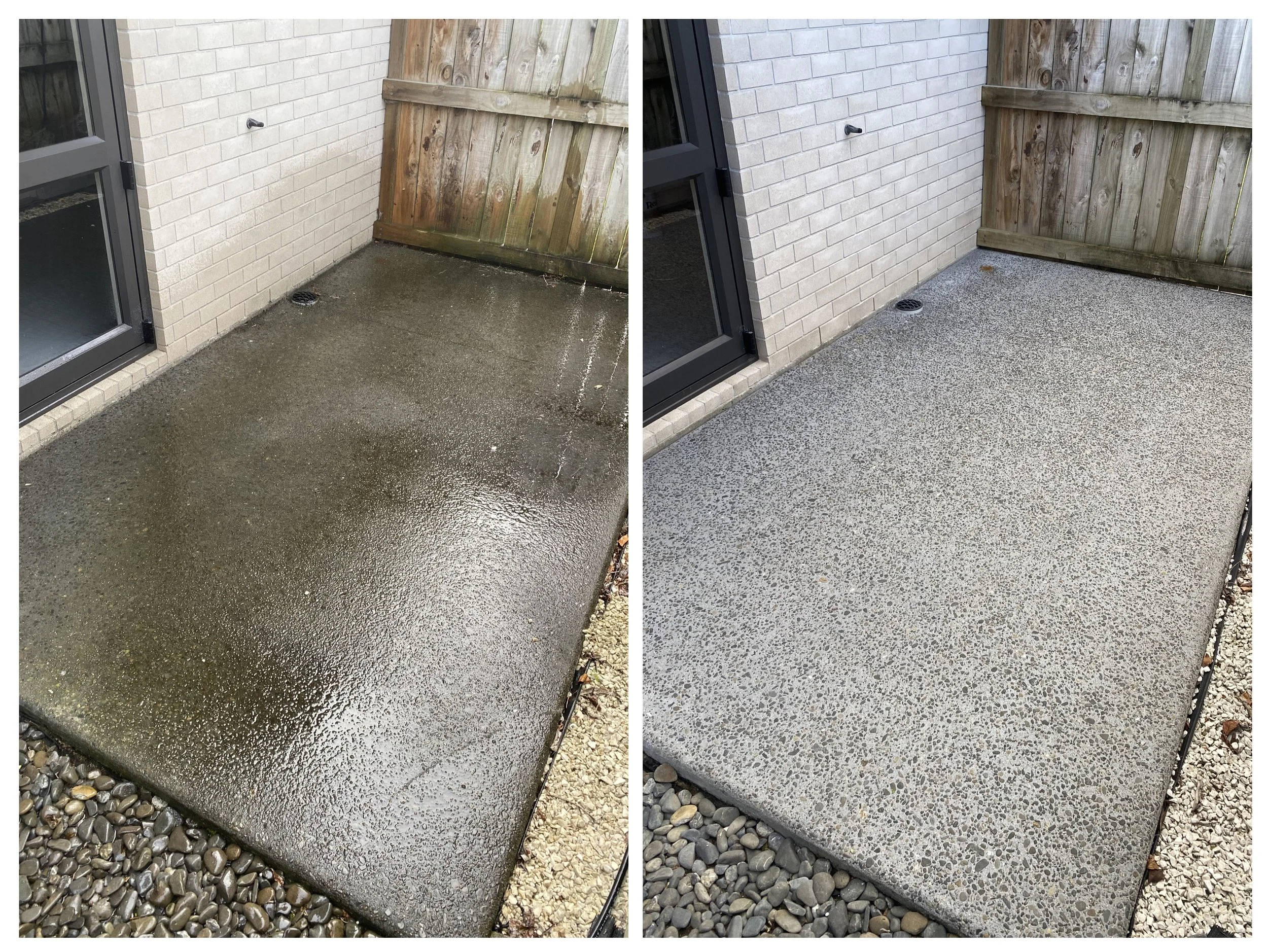 roof wash moss and mould clean