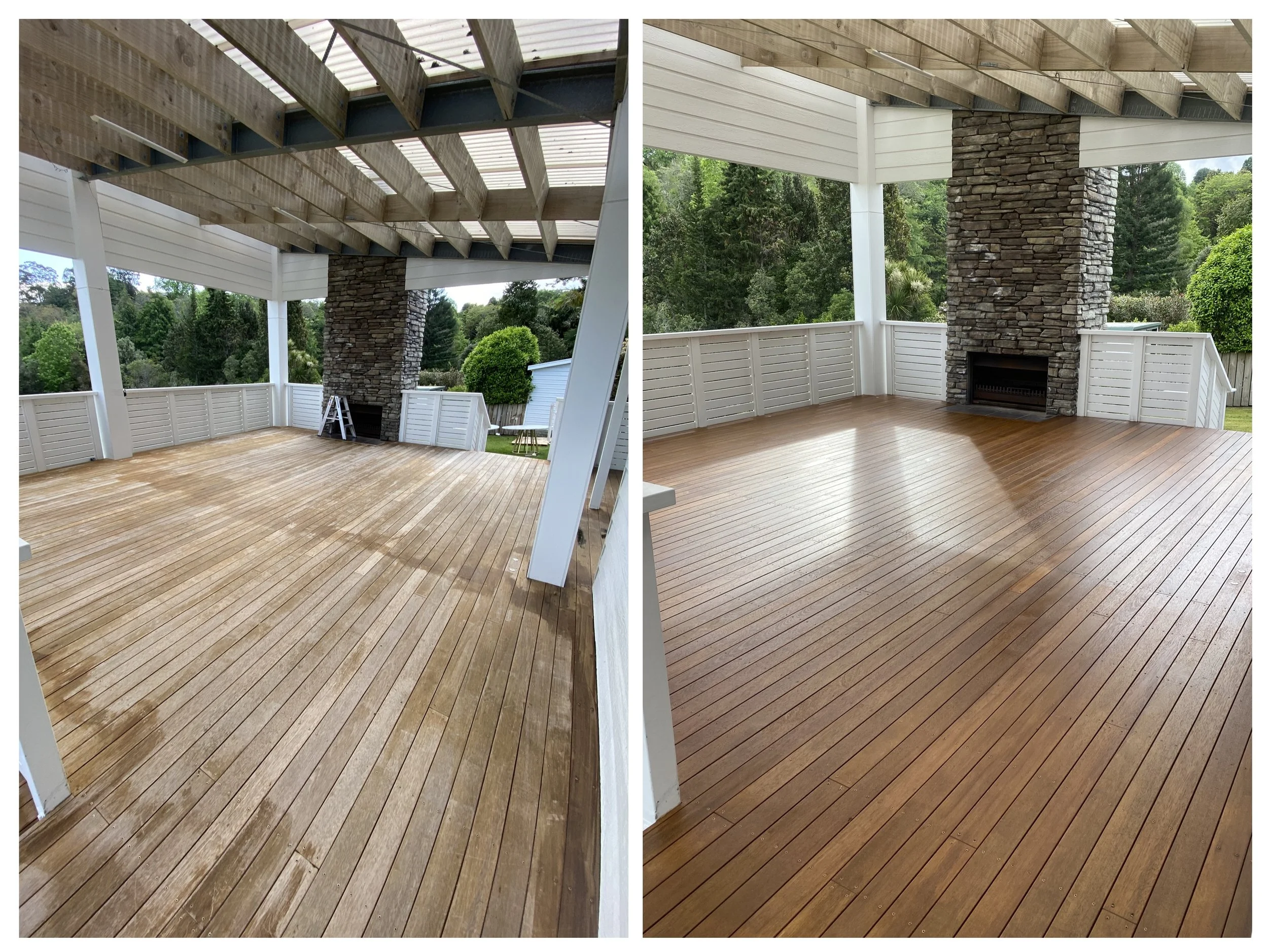 deck staining