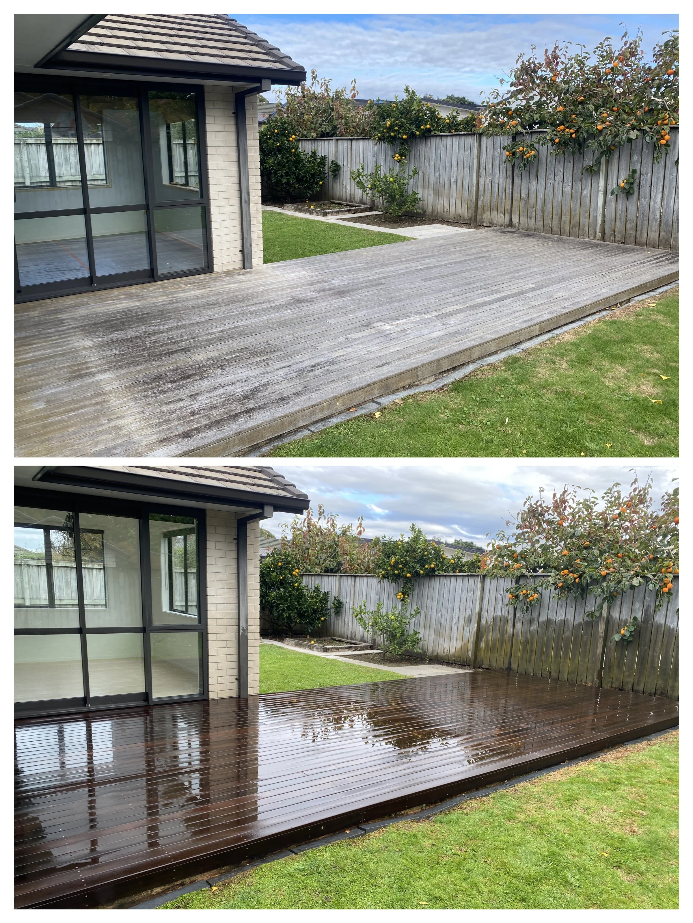 deck washing