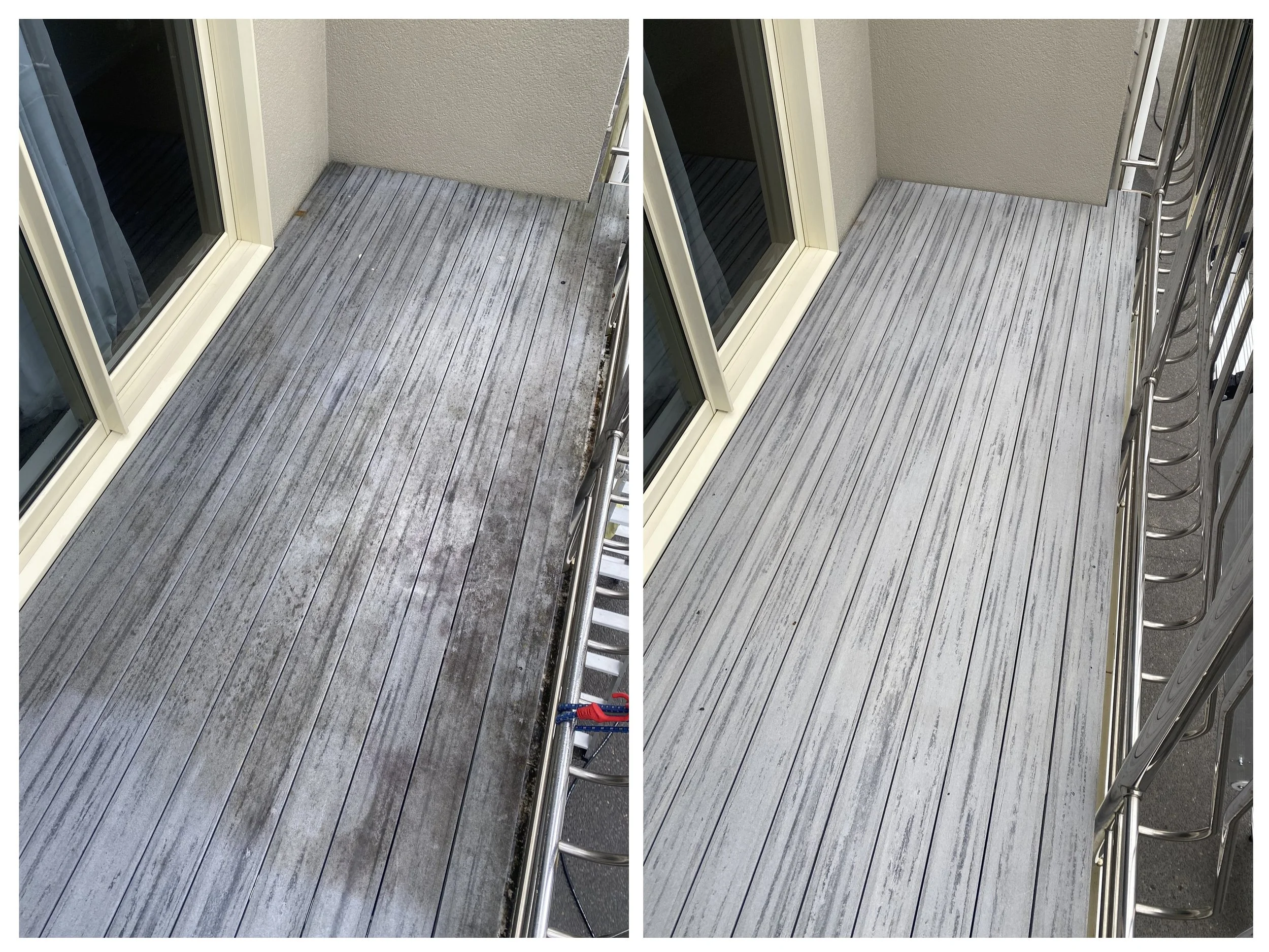 Deck cleaning