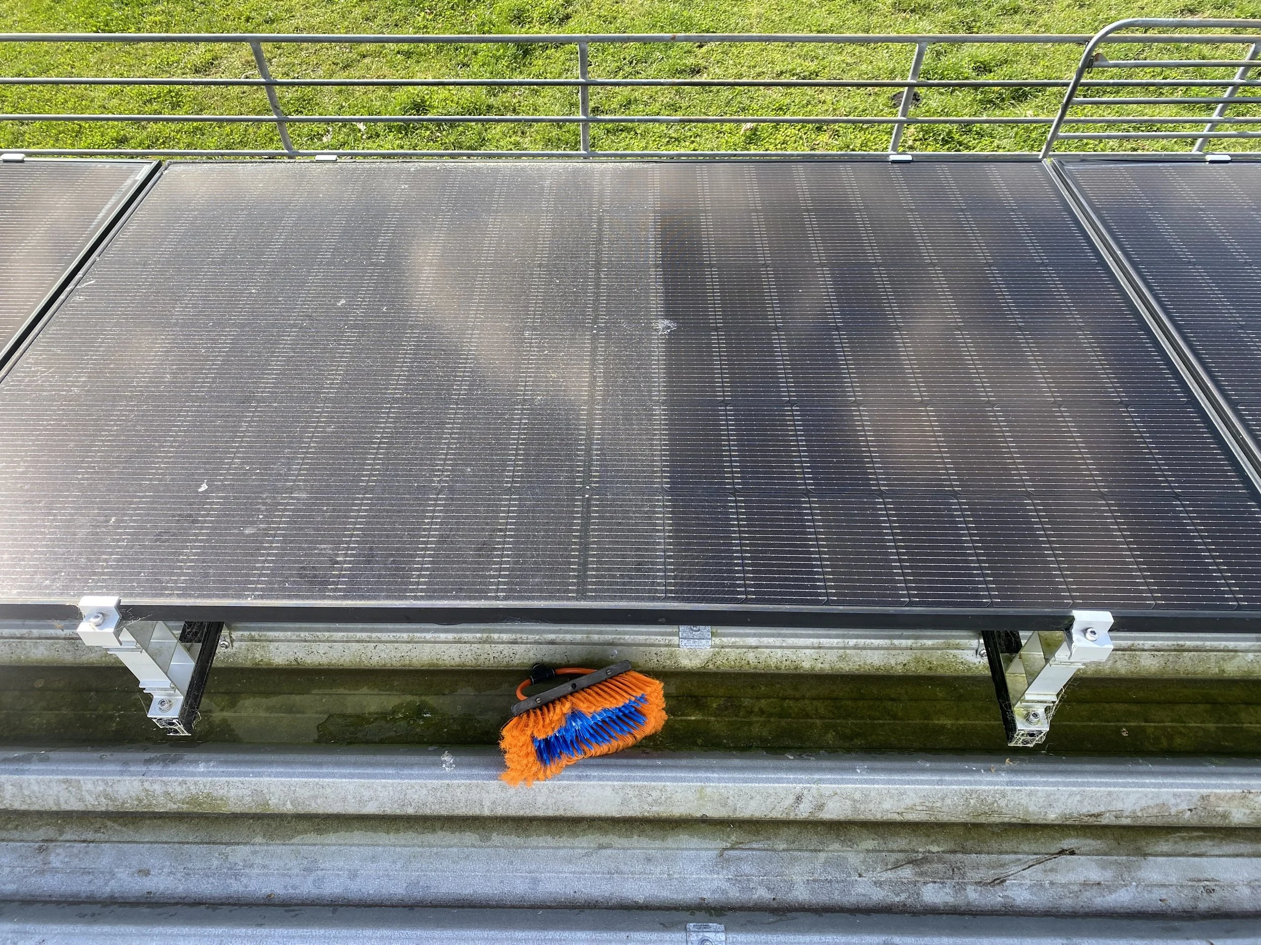 solar panel cleaning