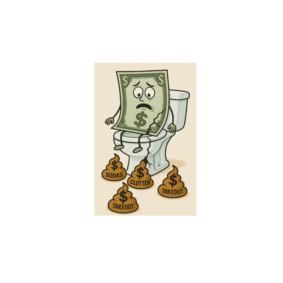 Stop flushing your retirement fund down the toilet with a personalized spreadsheet budget.